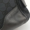 GG Canvas Black Jacquard Canvas × Calf Leather 002.11 GGキャンバス ブラック ジャガードキャンバス × レザー 002.11 