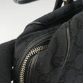 GG Canvas Black Jacquard Canvas × Calf Leather 002.11 GGキャンバス ブラック ジャガードキャンバス × レザー 002.11 
