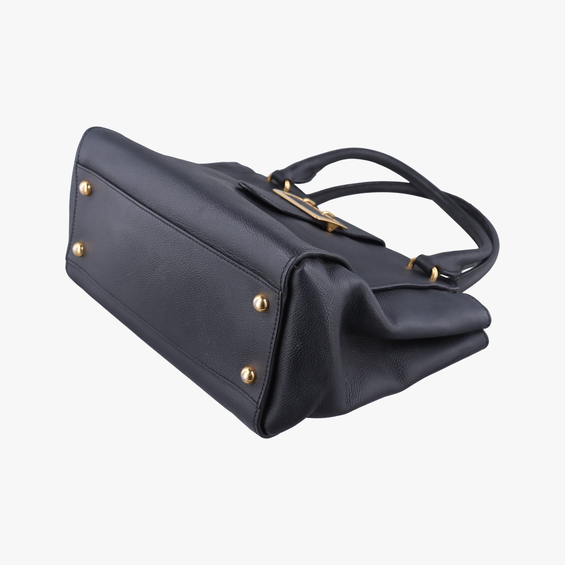 Buckle Black Leather TIVPIC1264バックル ブラック レザー TIVPIC1264