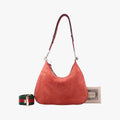 Attache G-Shaped Hook Rust Red Suede × Leather 702823 A038343624アタッシュ Gフック ラストレッド スエード × レザー 702823 A038343624
