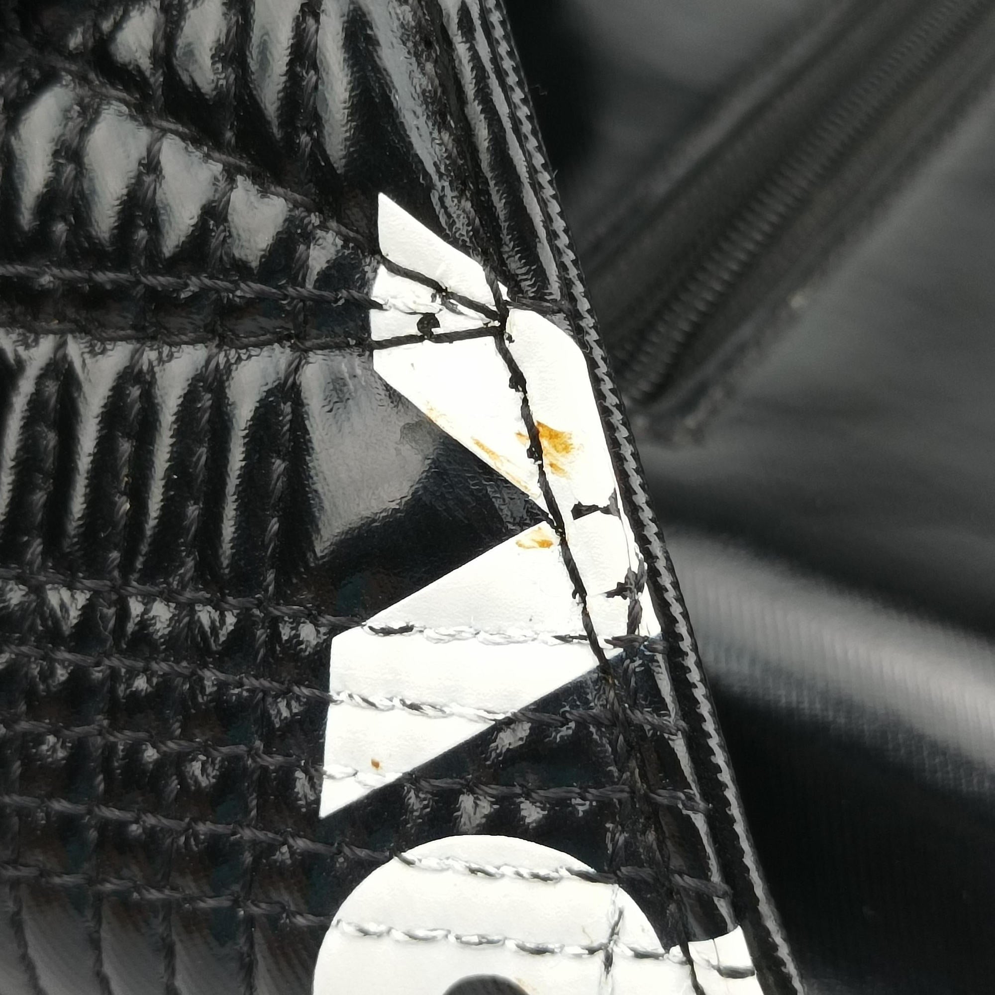 lola Black×white Leather ローラ ブラック×ホワイト レザー 