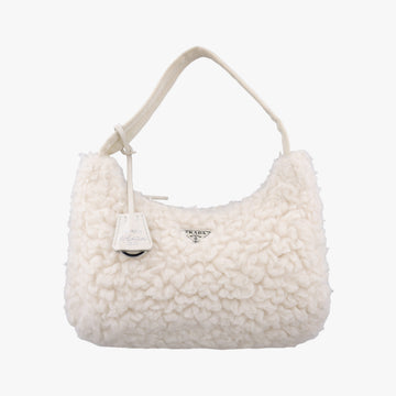 Re-Edition 2000 White Sheep Fur × Nylon Trims 1NE515 31/A3リエディション 2000 ホワイト シープファー × テスート 1NE515 31/A3