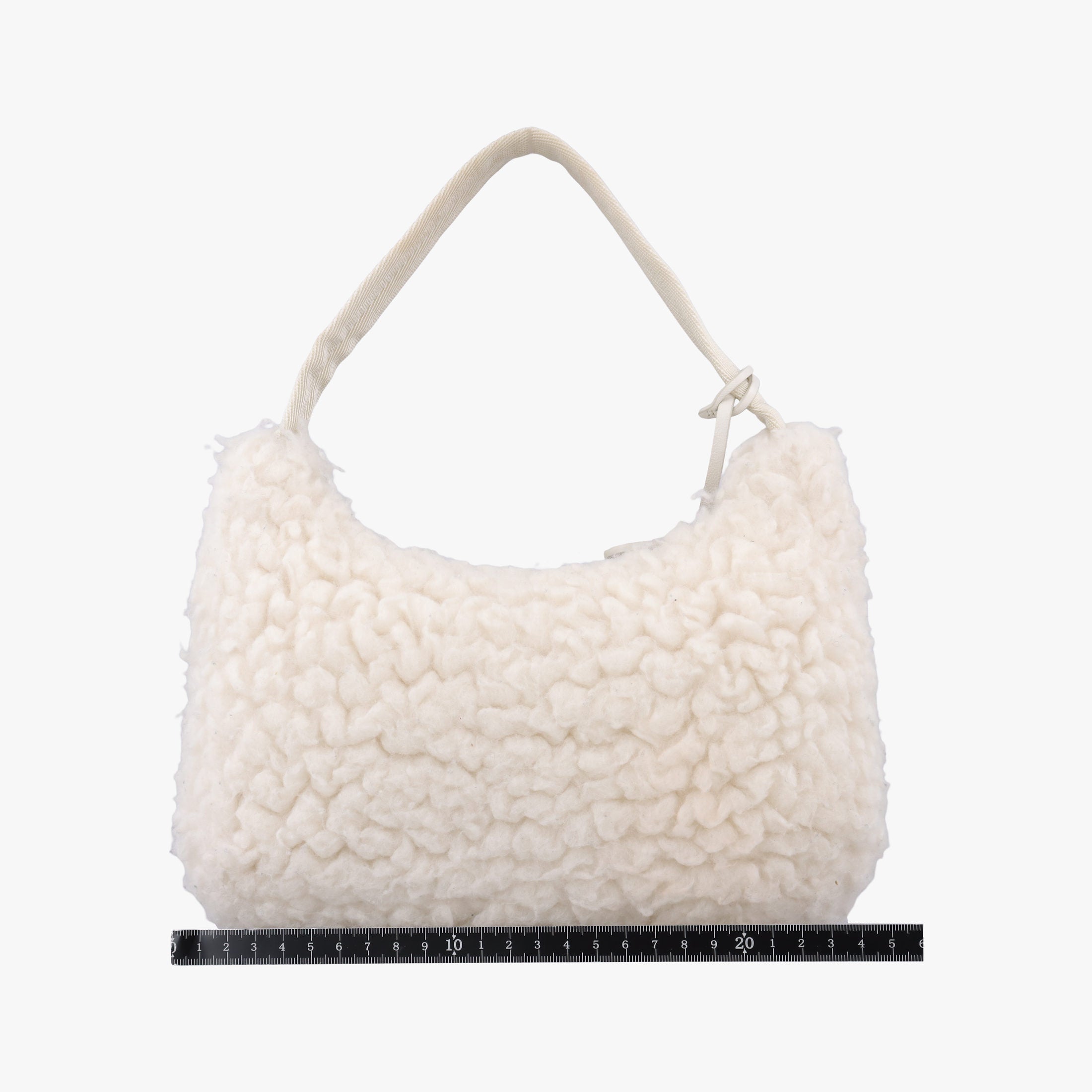 Re-Edition 2000 White Sheep Fur × Nylon Trims 1NE515 31/A3リエディション 2000 ホワイト シープファー × テスート 1NE515 31/A3