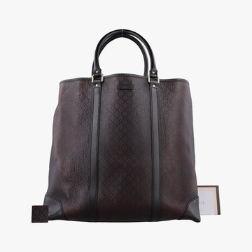Diamante tote Brown leather 223668 C7695945ディアマンテ トート ブラウン レザー 223668 C7695945
