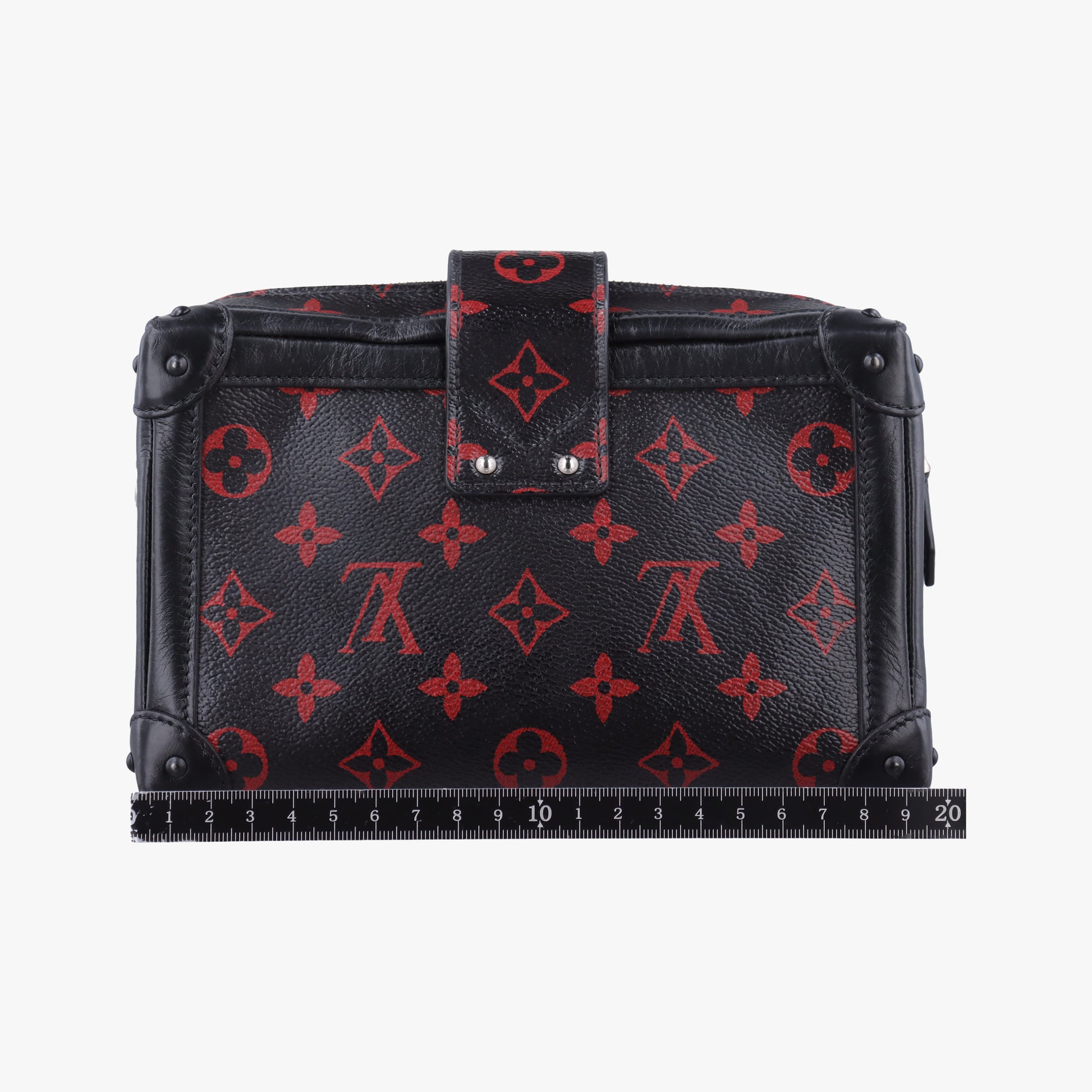 Petite Malle Black × Red Monogram Infrarouge Canvas × Leather M40273 FL0145プティット マル ブラック × レッド モノグラム・インフラルージュキャンバス×レザー M40273 FL0145