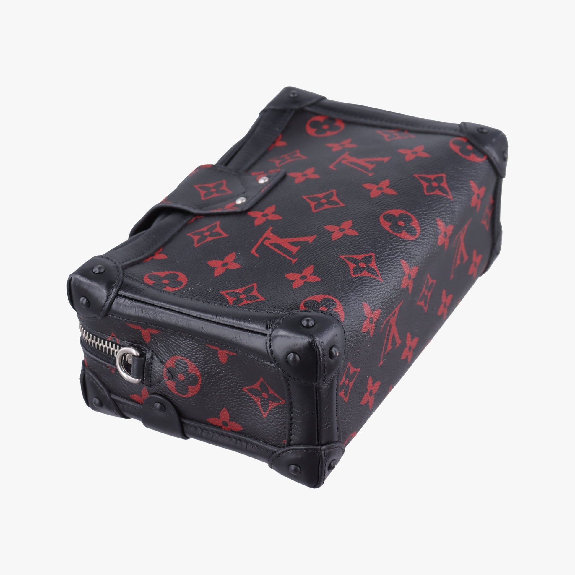 Petite Malle Black × Red Monogram Infrarouge Canvas × Leather M40273 FL0145プティット マル ブラック × レッド モノグラム・インフラルージュキャンバス×レザー M40273 FL0145