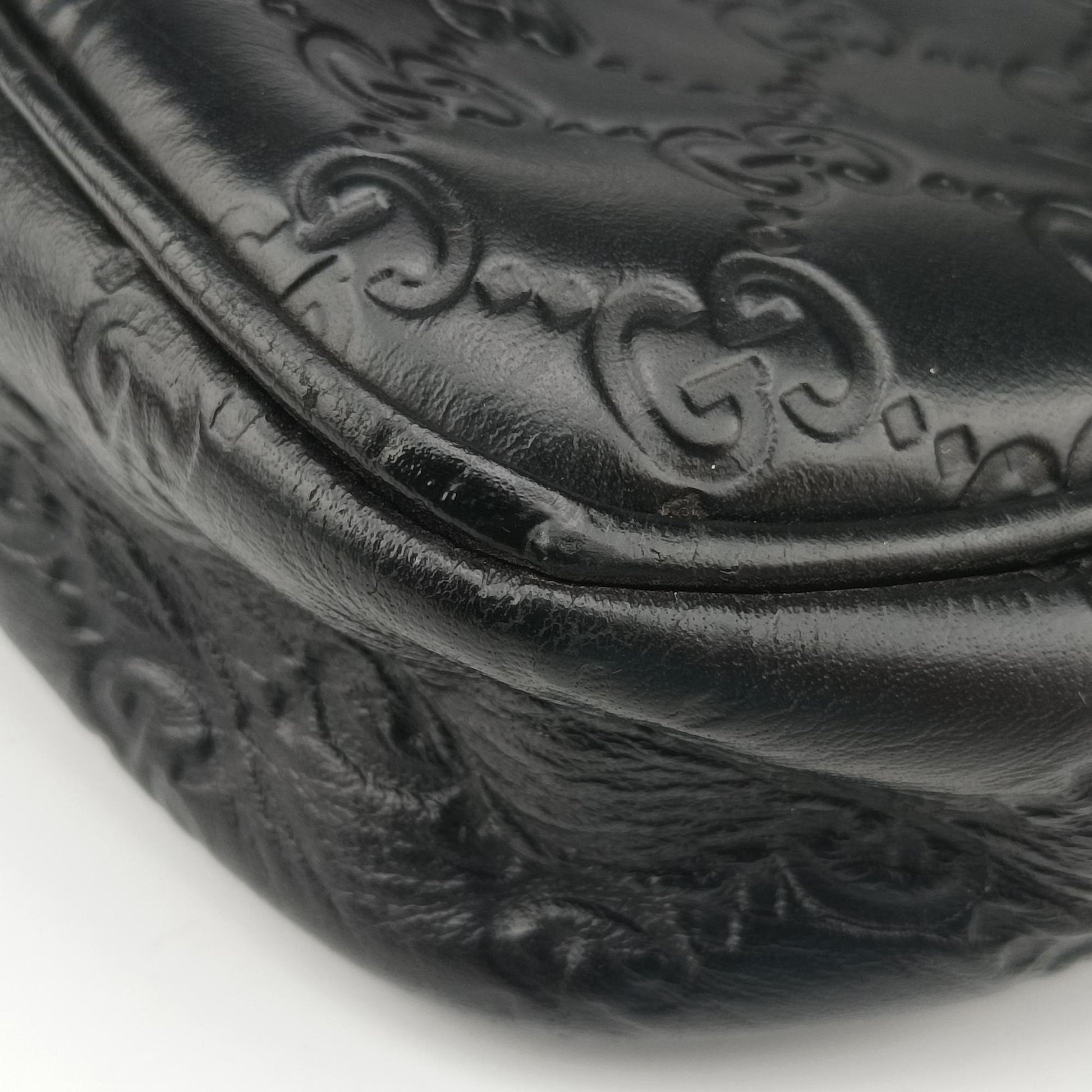 Guccissima Briefcase Business Black Leather 328937 H018695772グッチシマ ブリーフケース ビジネス ブラック レザー 328937 H018695772