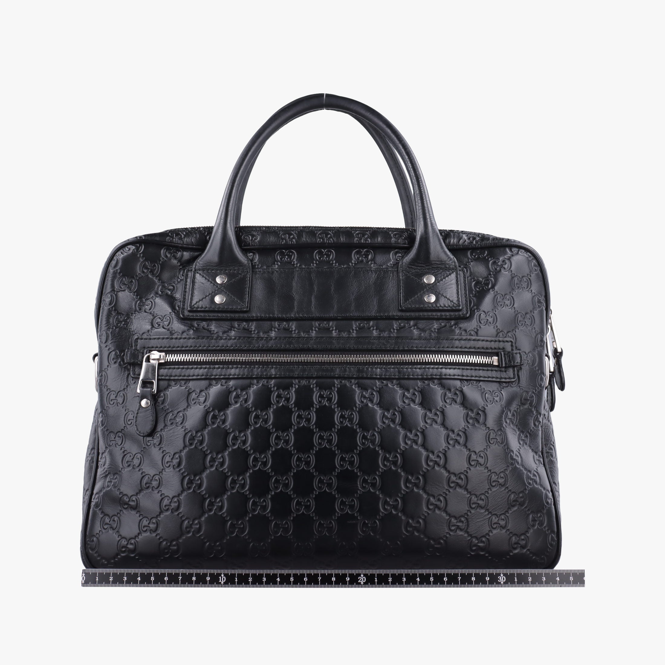 Guccissima Briefcase Business Black Leather 328937 H018695772グッチシマ ブリーフケース ビジネス ブラック レザー 328937 H018695772