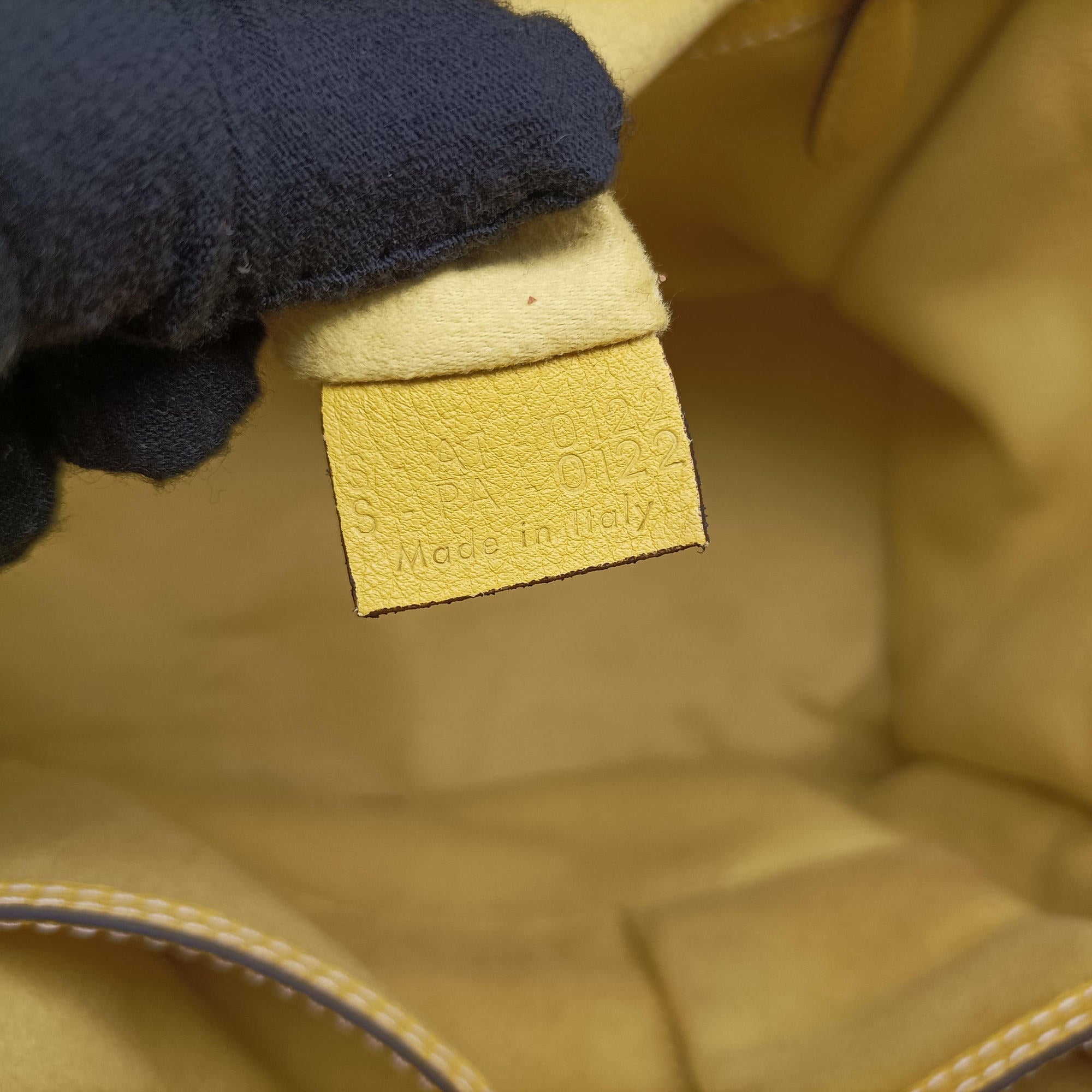 Luggage Mini Shopper Yellow Leather S-AT-0122 S-PA-0122ラゲージミニショッパー イエロー レザー S-AT-0122 S-PA-0122