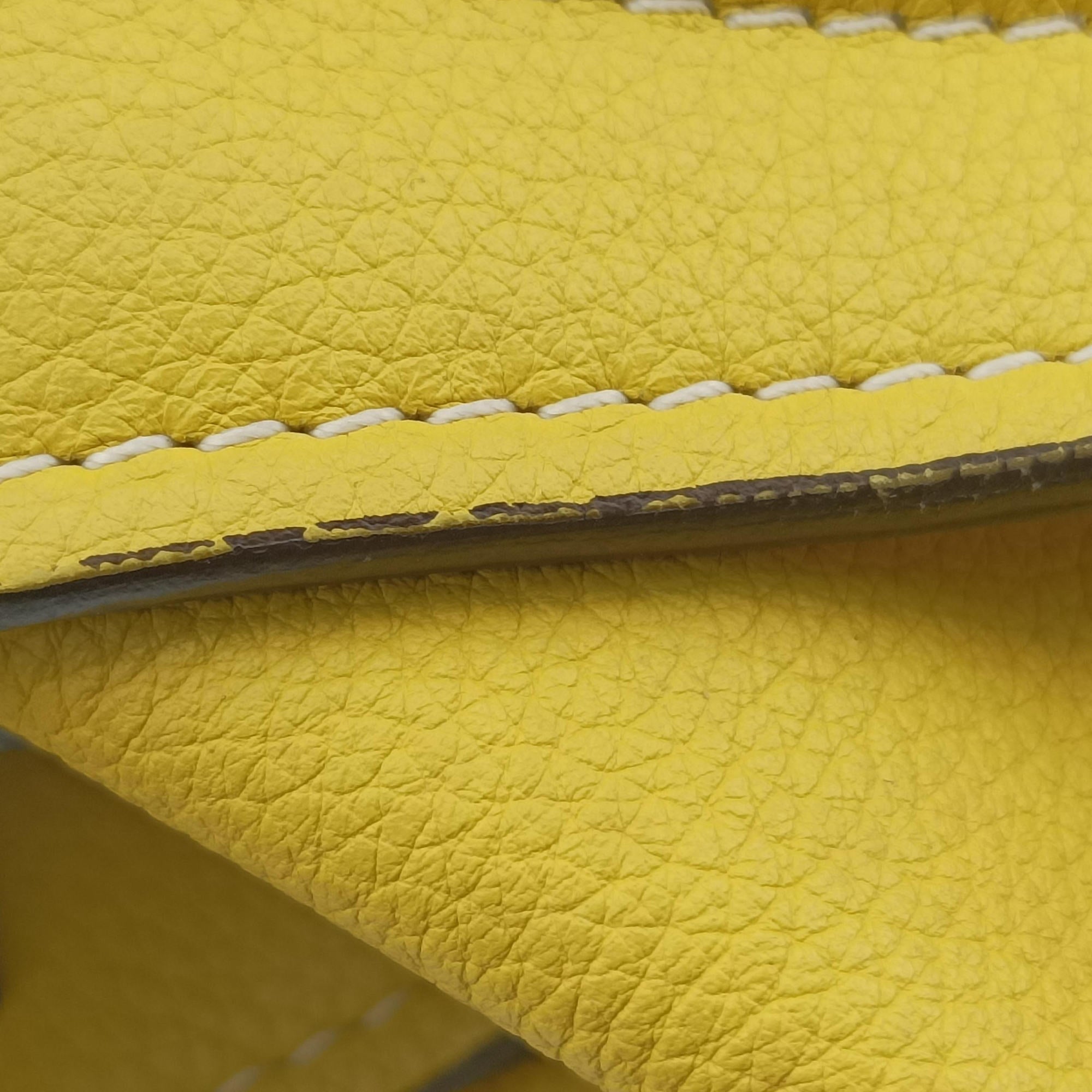 Luggage Mini Shopper Yellow Leather S-AT-0122 S-PA-0122ラゲージミニショッパー イエロー レザー S-AT-0122 S-PA-0122
