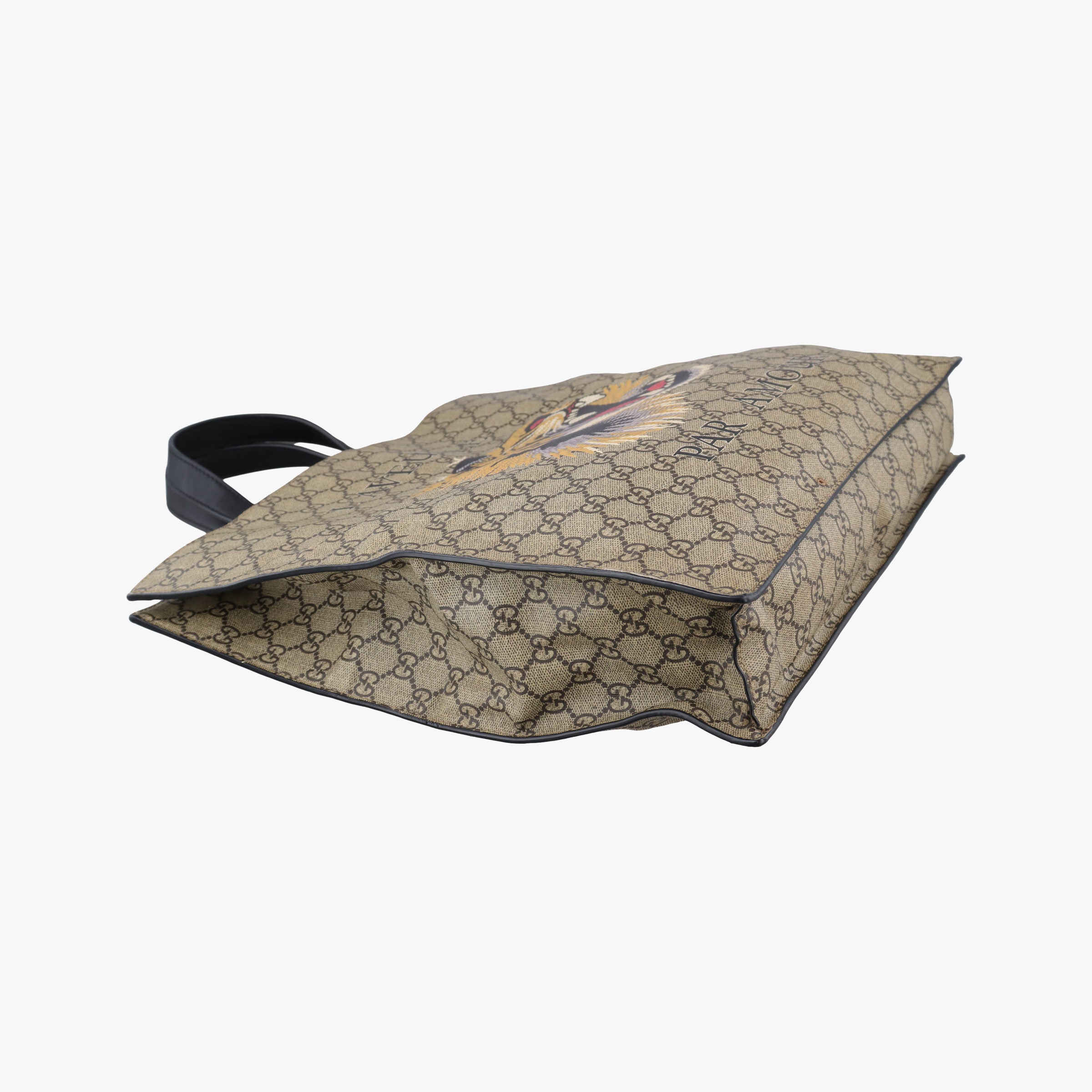 GG Supreme Tiger Brown PVC coated canvas 450950 C021957179GGスプリーム タイガー ブラウン PVCコーティングキャンバス 450950 C021957179