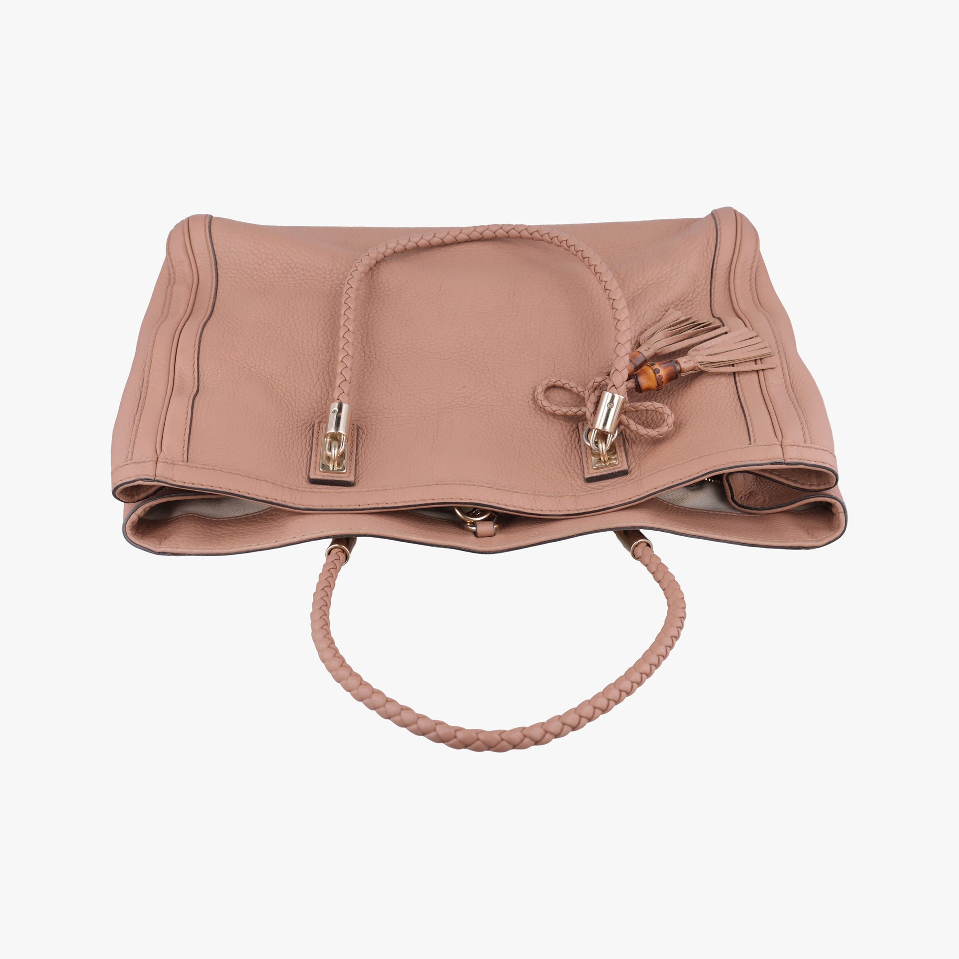 Bella Bamboo Tassel fringe Pink Leather 269945 A9898044ベラ バンブータッセル フリンジ ピンク レザー 269945 A9898044