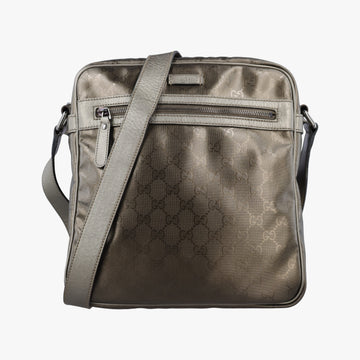 GG Imprime Messenger Golden PVC coated canvas 201448 I6109469GGインプリメ メッセンジャー ゴールド PVCコーティングキャンバス 201448 I6109469