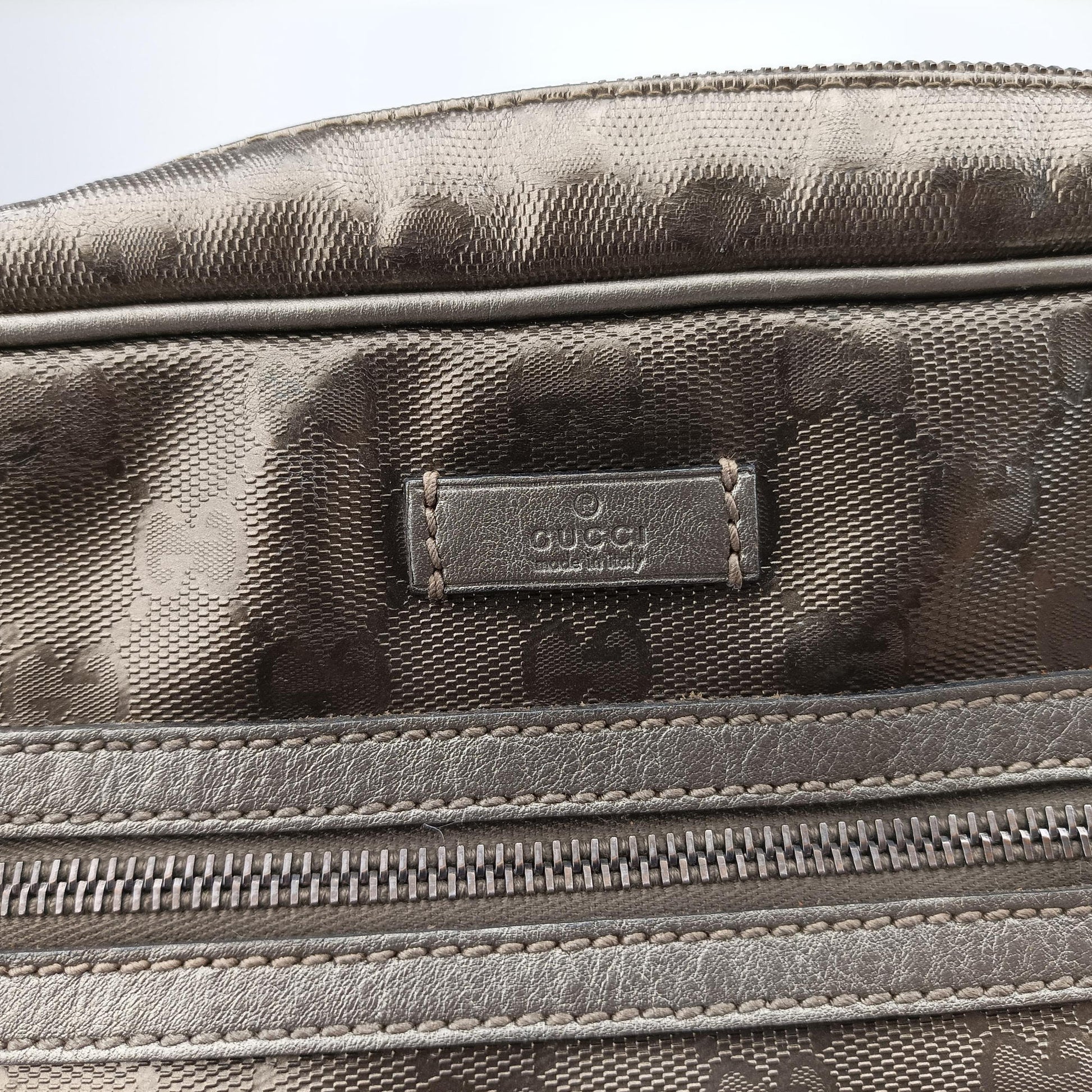 GG Imprime Messenger Golden PVC coated canvas 201448 I6109469GGインプリメ メッセンジャー ゴールド PVCコーティングキャンバス 201448 I6109469