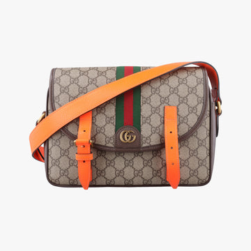 Ophidia Ebony × Neon Orange GG Supreme × Leather 792376 H042768768オフィディア エボニー × オレンジ GGスプリーム × レザー 792376 H042768768