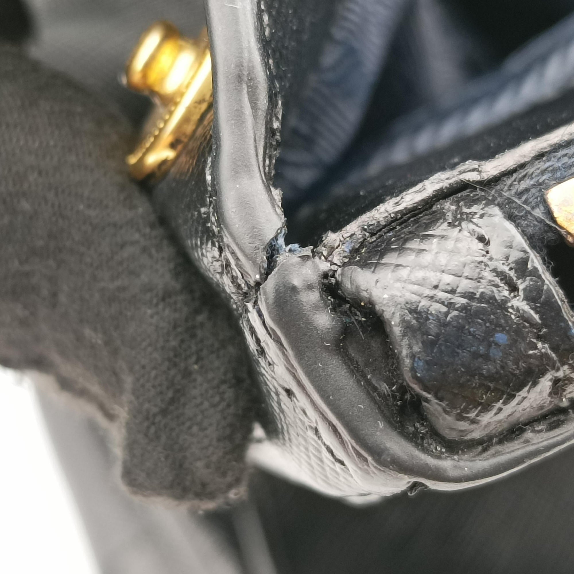 Galleria Black SAFFIANO Leather BN2274 239/Bガレリア ブラック サフィアーノレザー BN2274 239/B
