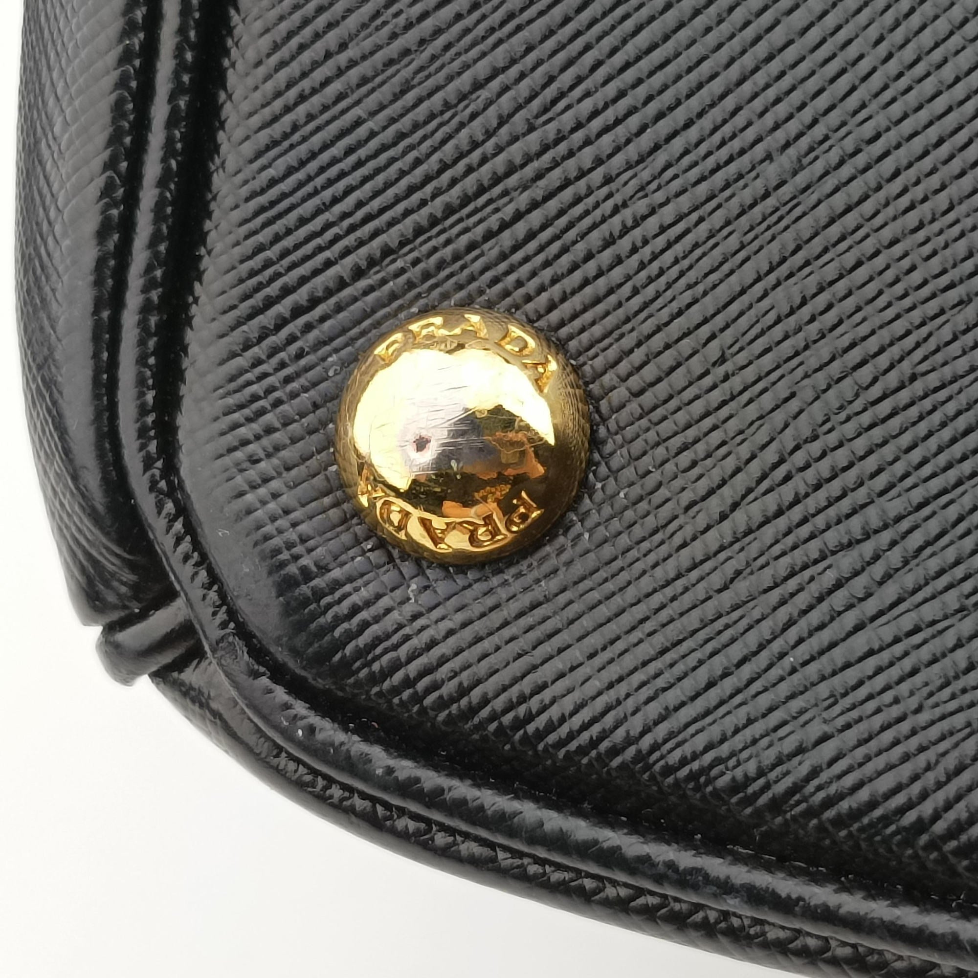 Galleria Black SAFFIANO Leather BN2274 239/Bガレリア ブラック サフィアーノレザー BN2274 239/B