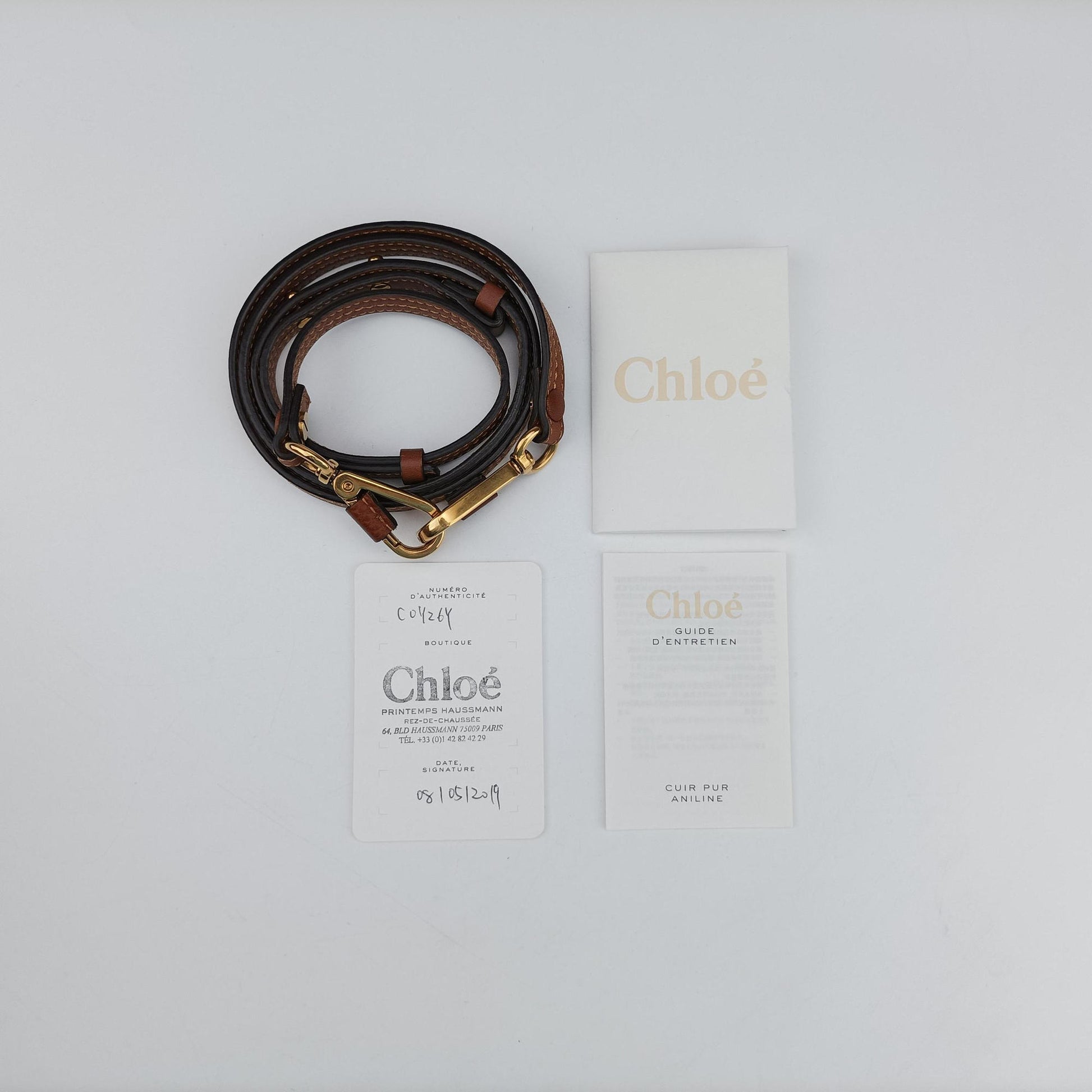 Bracelet Nile Brown Leather 04-18-63-65ナイル ブレスレット ブラウン レザー 04-18-63-65