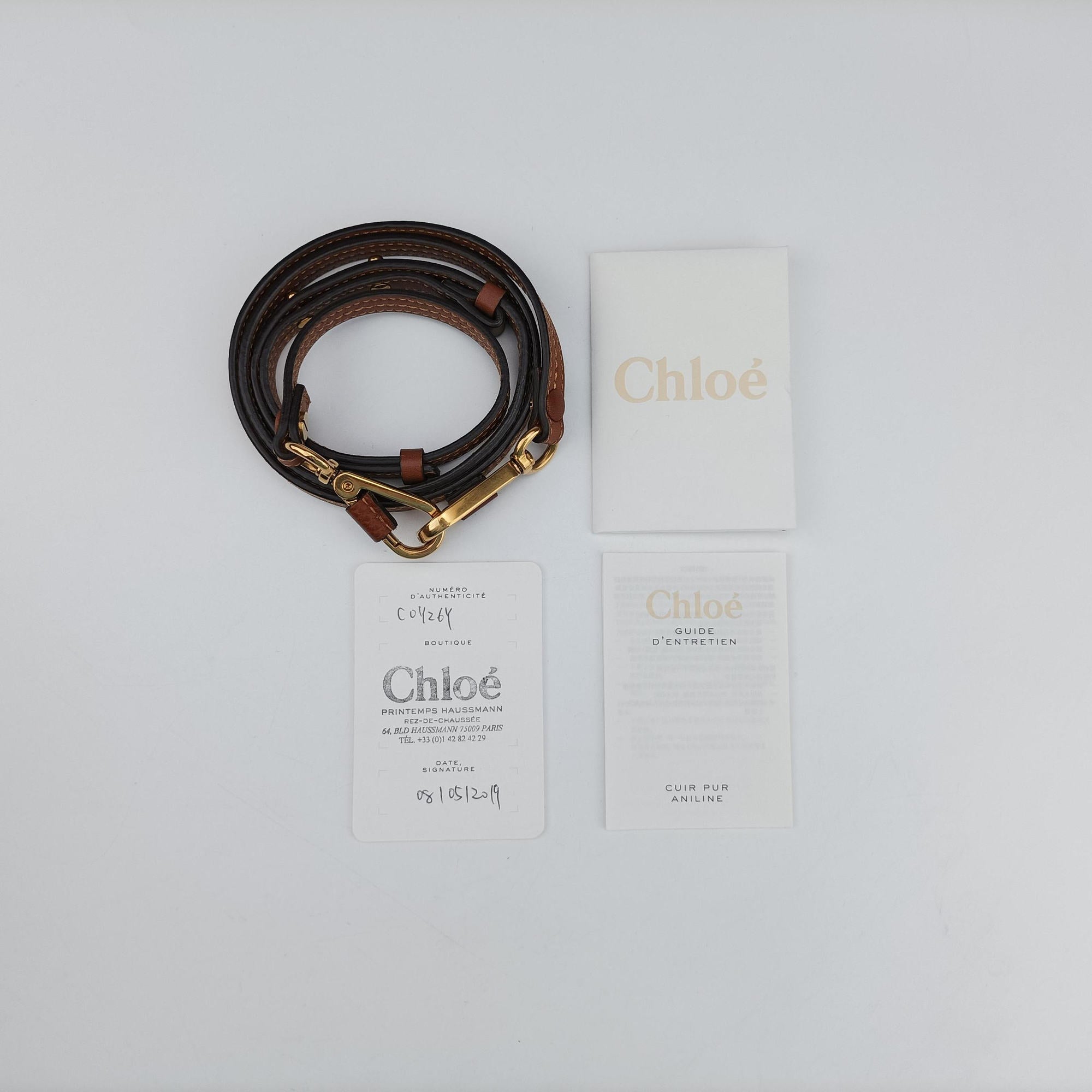 Bracelet Nile Brown Leather 04-18-63-65ナイル ブレスレット ブラウン レザー 04-18-63-65