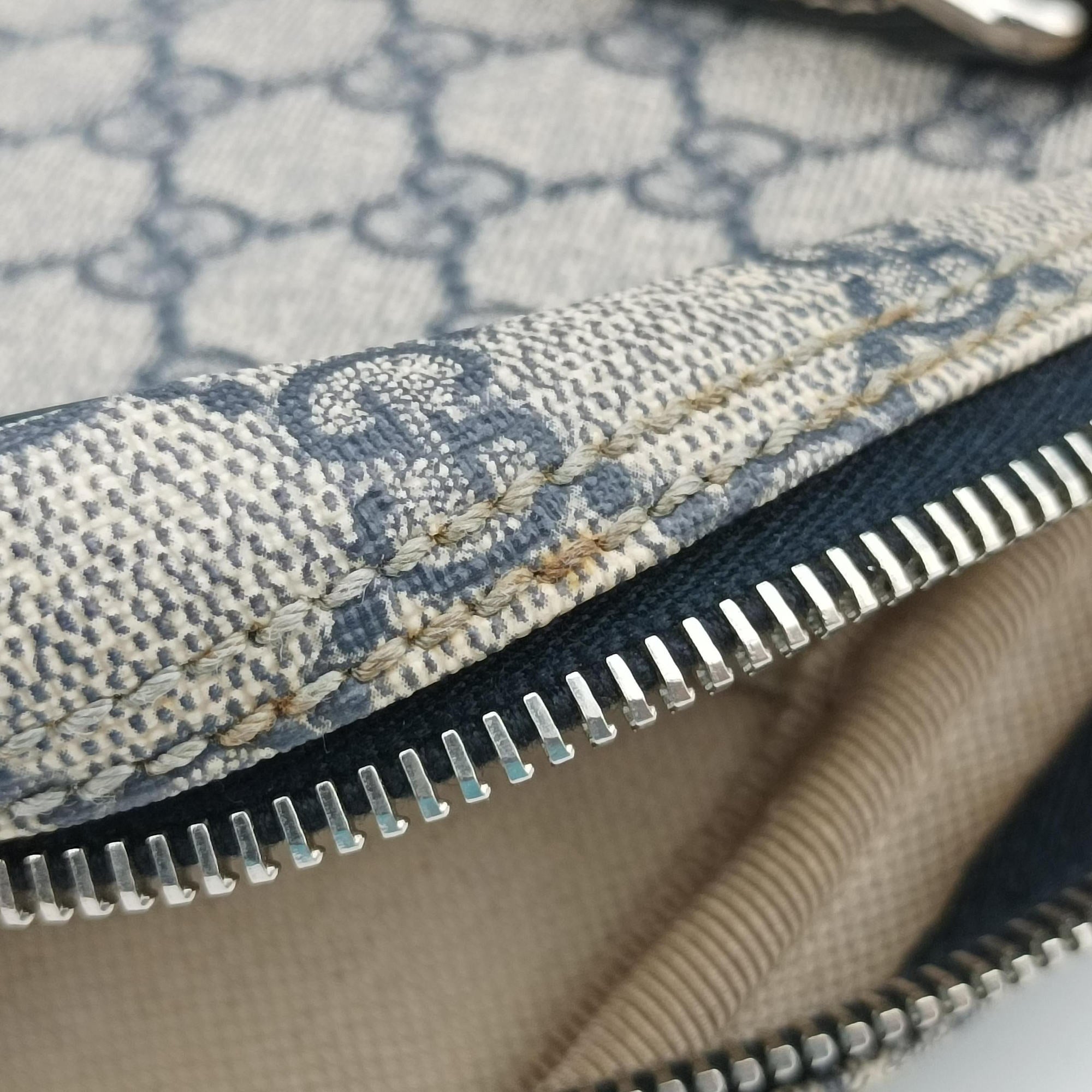 Diamante Beige×Black PVC coated canvas 208463 B011285784ディアマンテ ベージュ×ネイビー PVCコーティングキャンバス 208463 B011285784