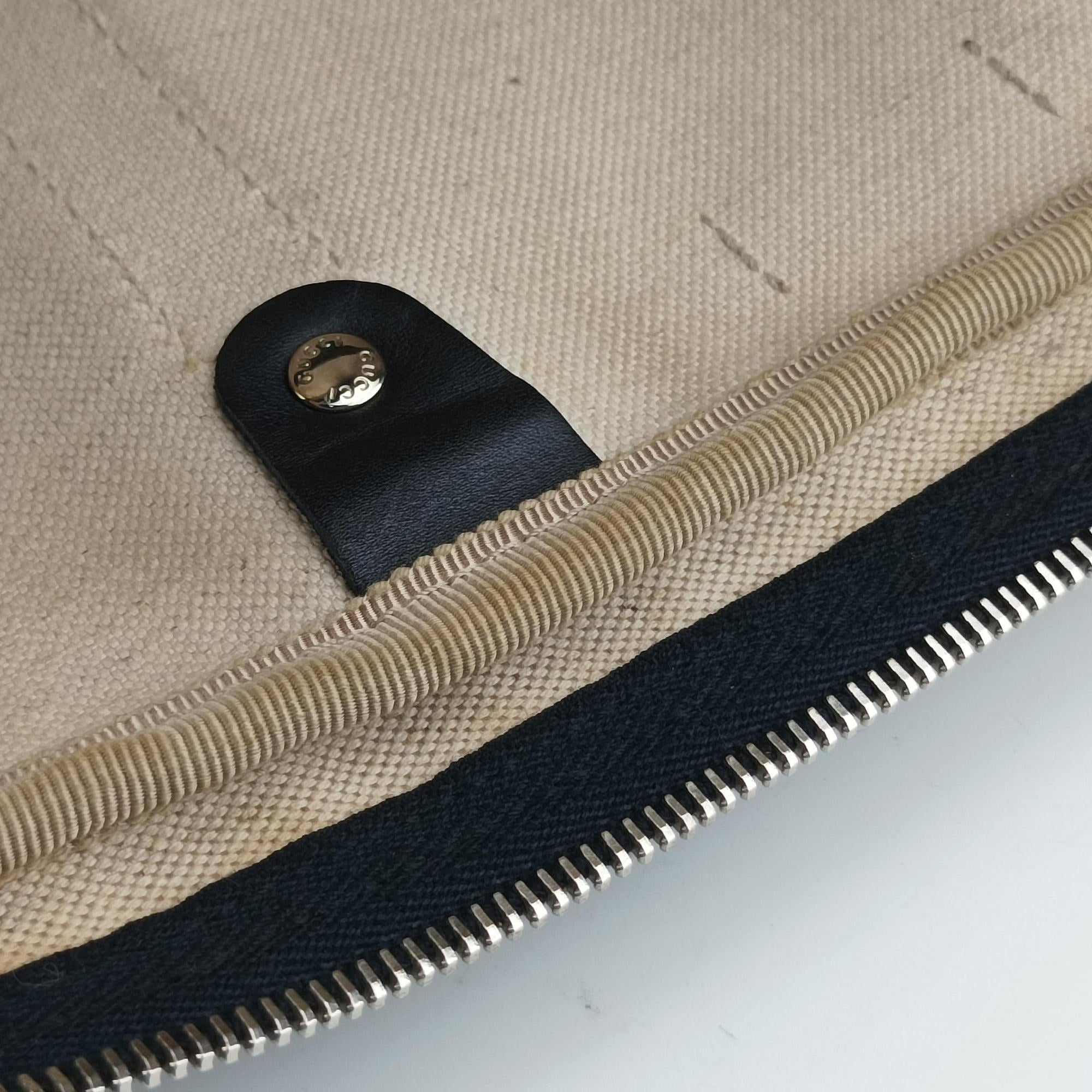 Diamante Beige×Black PVC coated canvas 208463 B011285784ディアマンテ ベージュ×ネイビー PVCコーティングキャンバス 208463 B011285784