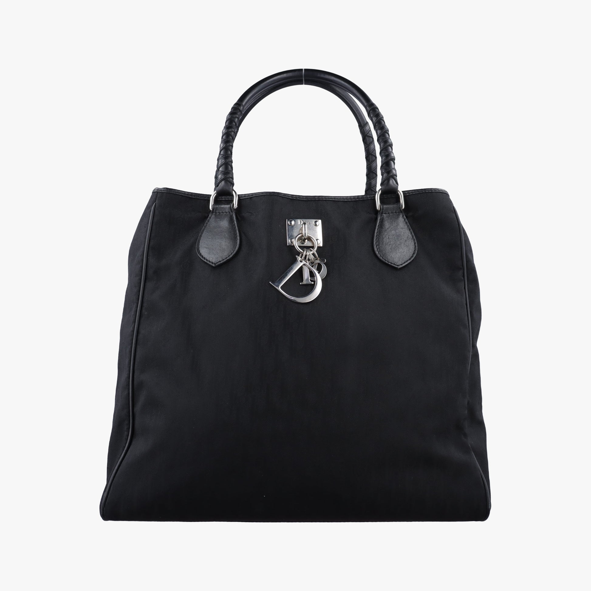 Lovely Black Diorissimo Canvas × Leather 05-BO-0017ラブリー ブラック ナイロン × カーフレザー 05-BO-0017