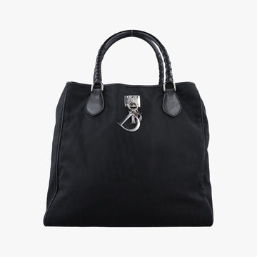 Lovely Black Diorissimo Canvas × Leather 05-BO-0017ラブリー ブラック ナイロン × カーフレザー 05-BO-0017
