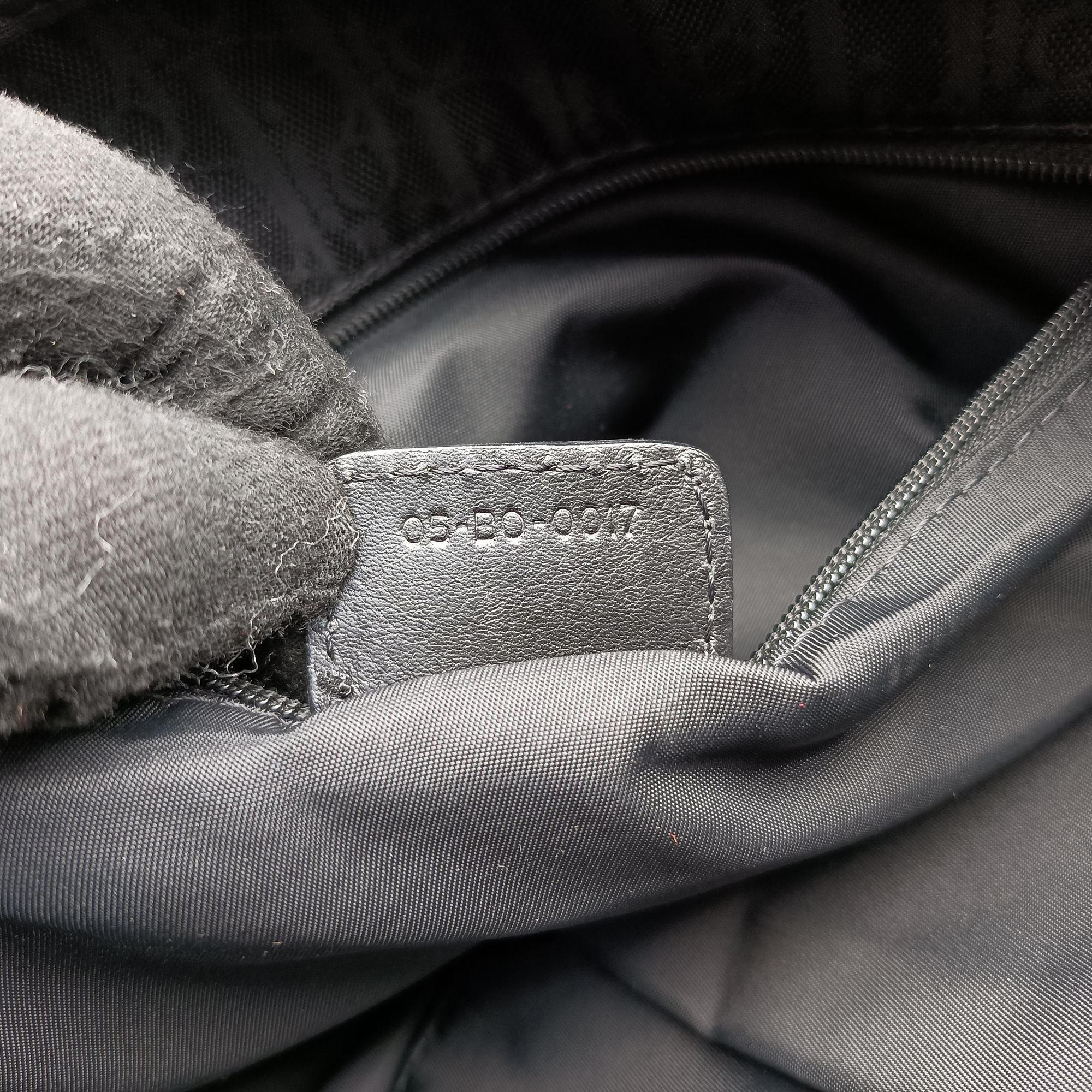 Lovely Black Diorissimo Canvas × Leather 05-BO-0017ラブリー ブラック ナイロン × カーフレザー 05-BO-0017