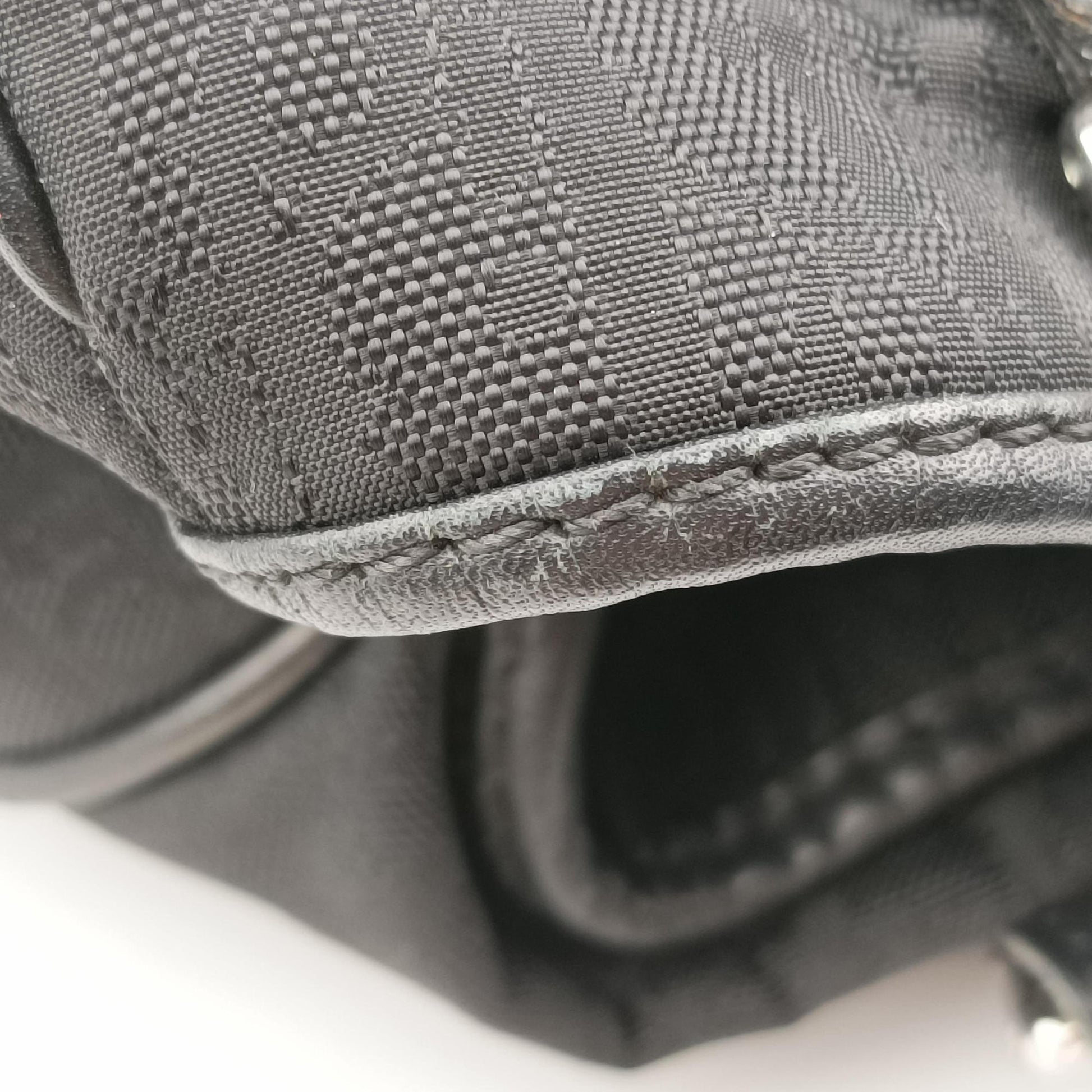 Lovely Black Diorissimo Canvas × Leather 05-BO-0017ラブリー ブラック ナイロン × カーフレザー 05-BO-0017