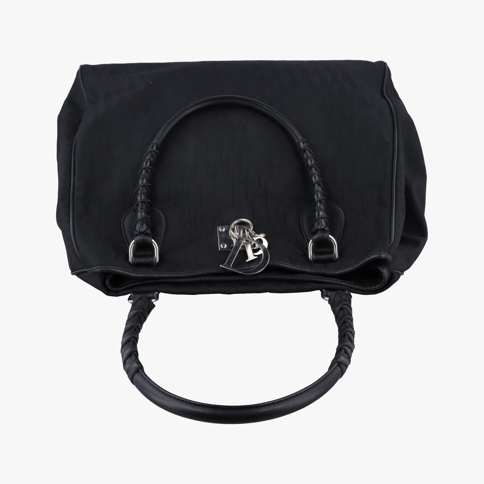 Lovely Black Diorissimo Canvas × Leather 05-BO-0017ラブリー ブラック ナイロン × カーフレザー 05-BO-0017