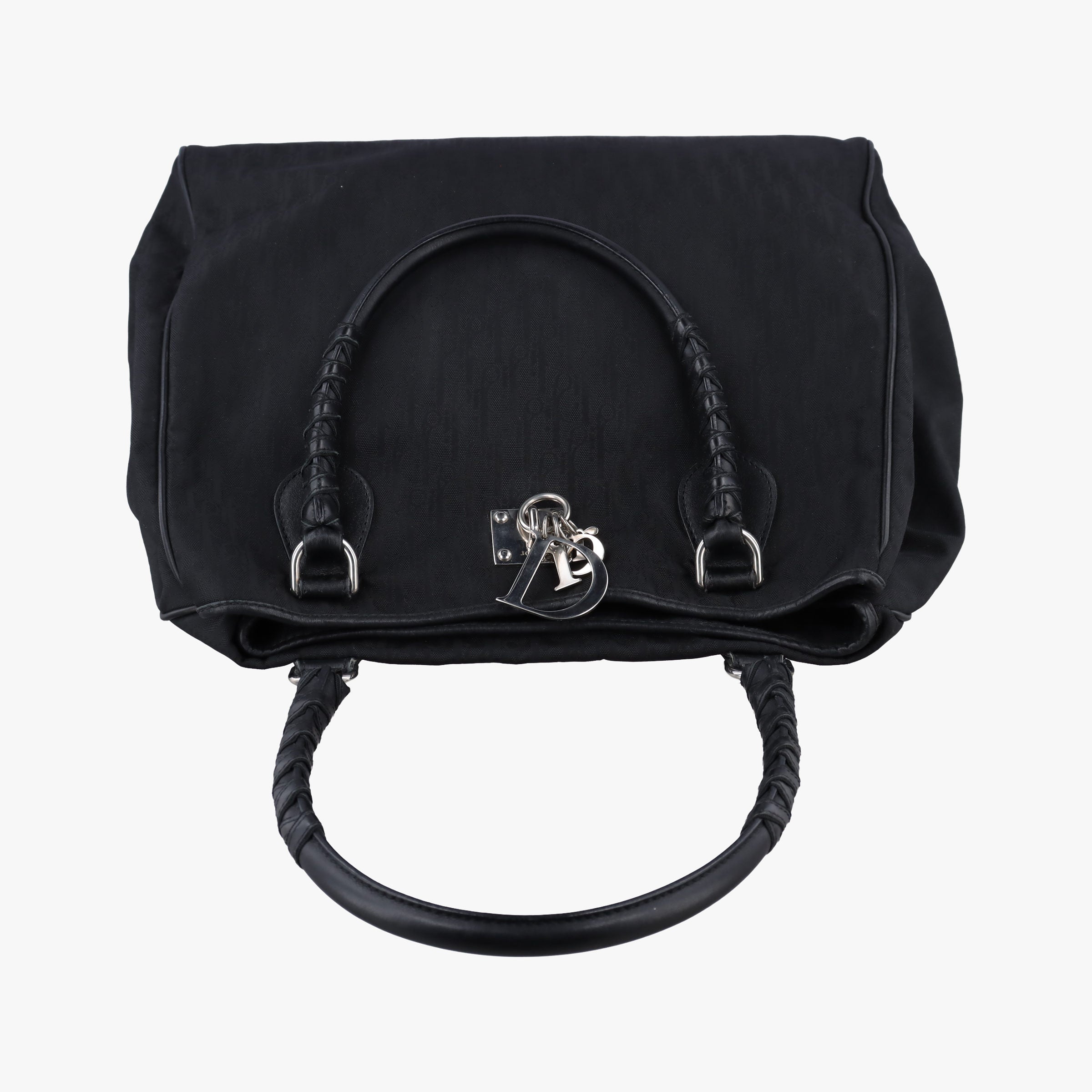 Lovely Black Diorissimo Canvas × Leather 05-BO-0017ラブリー ブラック ナイロン × カーフレザー 05-BO-0017