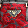 Tessuto Stampato Red × Black Velvet × Saffiano Leather BN1877 180テスート スタンパト レッド × ブラック ベルベット × サフィアーノ BN1877 180