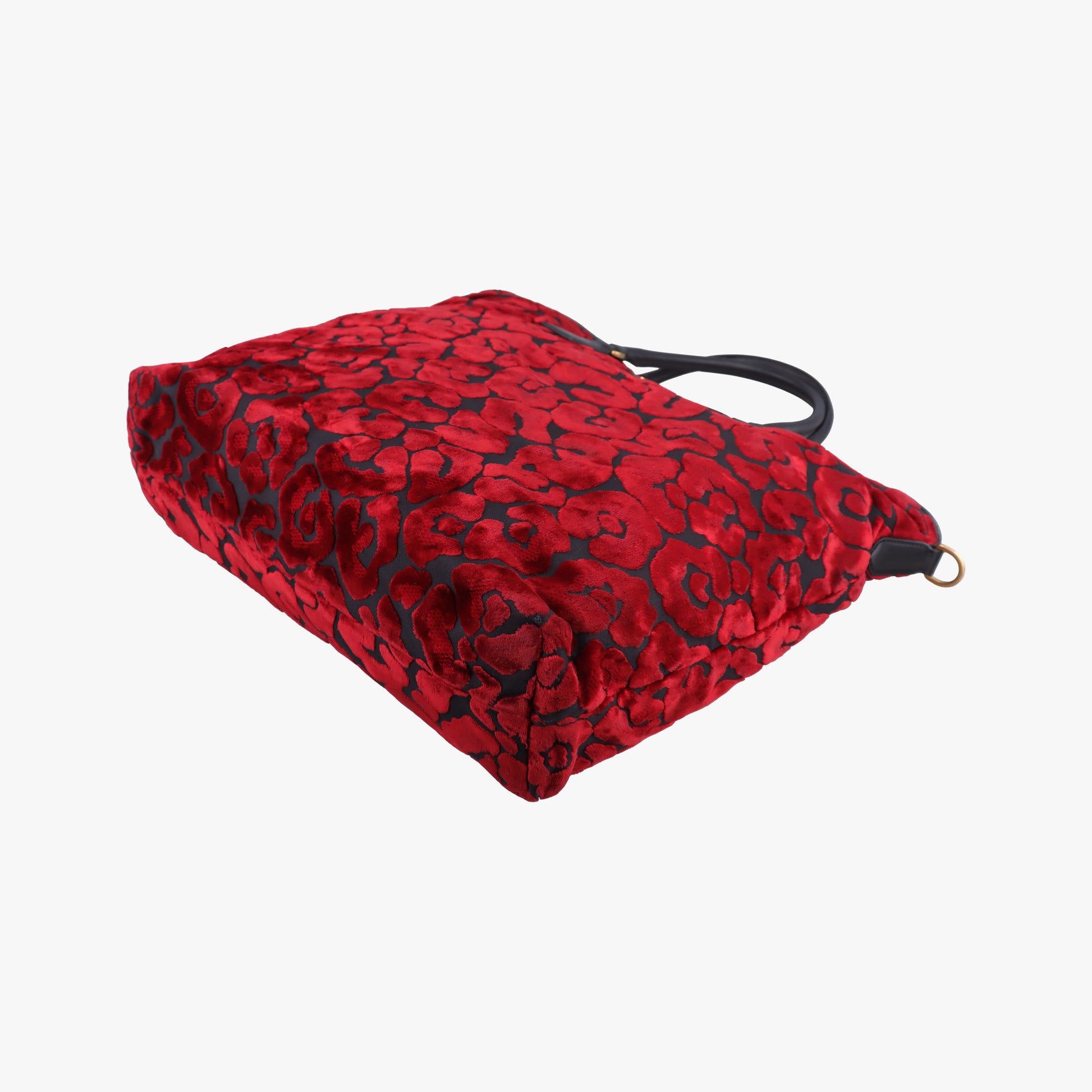 Tessuto Stampato Red × Black Velvet × Saffiano Leather BN1877 180テスート スタンパト レッド × ブラック ベルベット × サフィアーノ BN1877 180