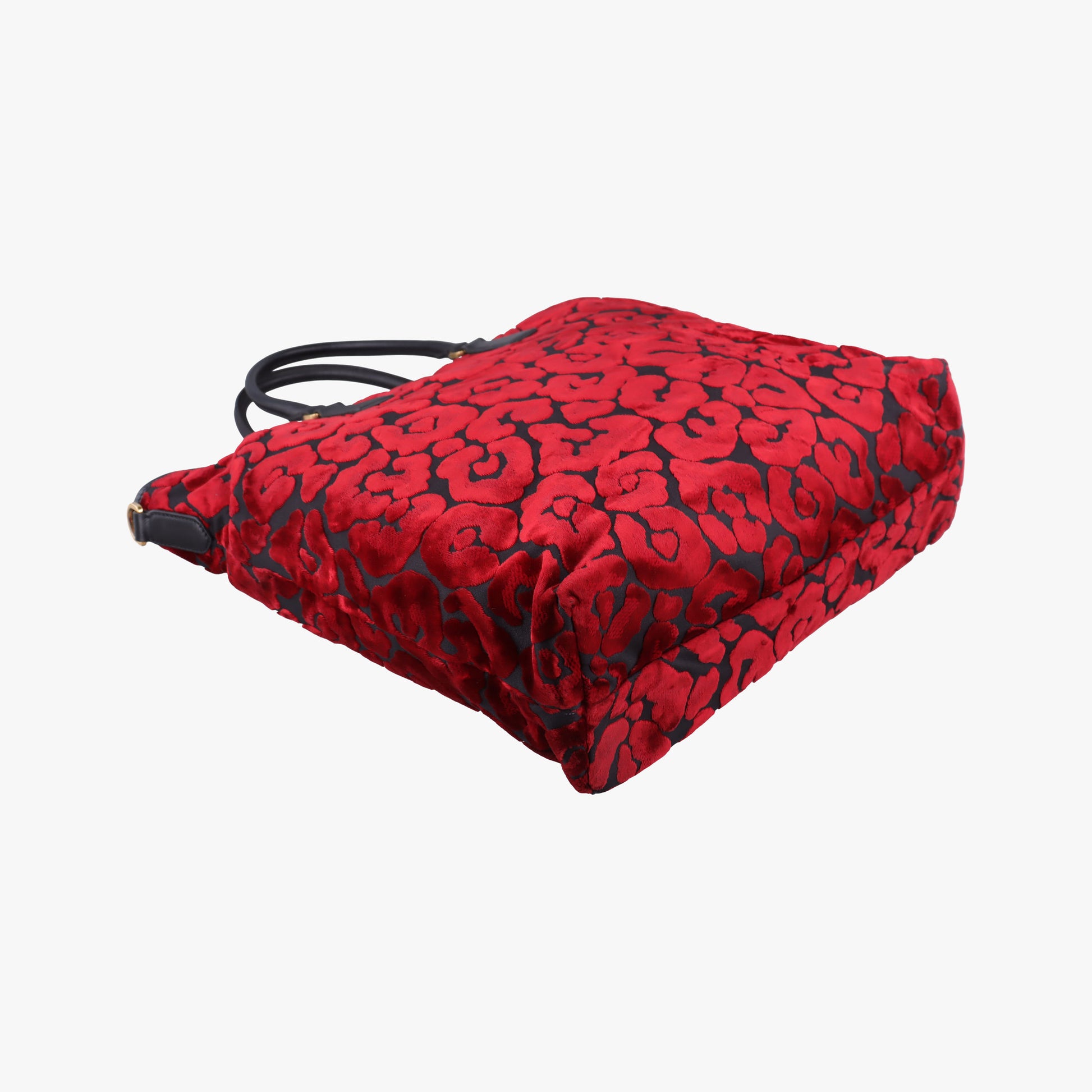 Tessuto Stampato Red × Black Velvet × Saffiano Leather BN1877 180テスート スタンパト レッド × ブラック ベルベット × サフィアーノ BN1877 180