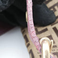 Zucchino Glitter Logo Tobacco × Purple × Magenta Canvas × Leather 8BL106 8BL106-EPP 109-2415ズッキーノ柄 タバコ × パープル × マゼンタ キャンバス×レザー 8BL106 8BL106-EPP 109-2415