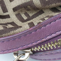 Zucchino Glitter Logo Tobacco × Purple × Magenta Canvas × Leather 8BL106 8BL106-EPP 109-2415ズッキーノ柄 タバコ × パープル × マゼンタ キャンバス×レザー 8BL106 8BL106-EPP 109-2415