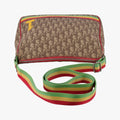 Rasta Trotter Messenger beige×Multicolour PVC coated canvas x leather 02RU 0094ラスタトロッターメッセンジャー ベージュ×マルチカラー PVCコーティングキャンバス×レザー 02RU 0094