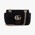 GG Marmont Black velour 446744 Lot number unknownGGマーモント ブラック ベロア 446744 製番不明