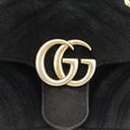 GG Marmont Black velour 446744 Lot number unknownGGマーモント ブラック ベロア 446744 製番不明