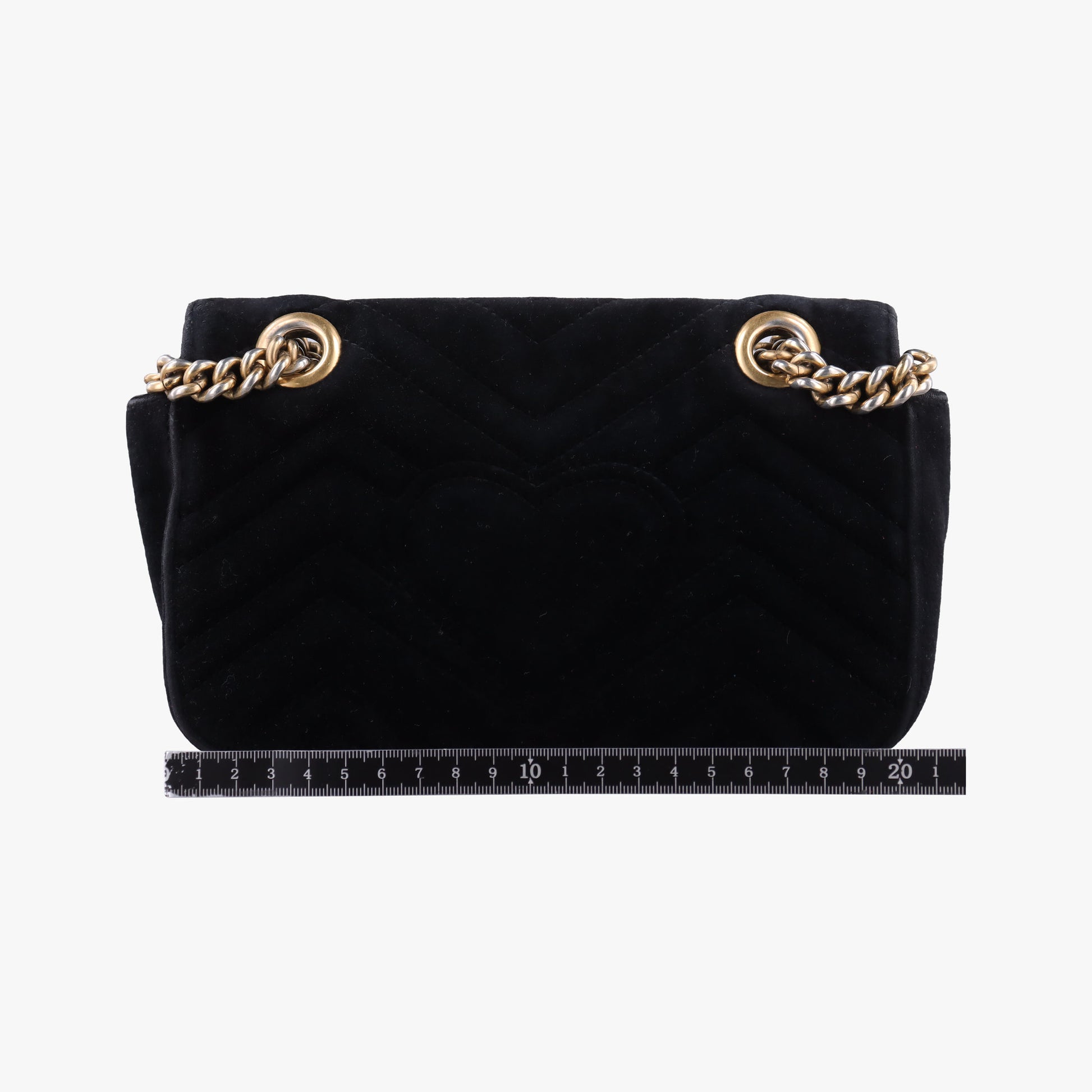 GG Marmont Black velour 446744 Lot number unknownGGマーモント ブラック ベロア 446744 製番不明
