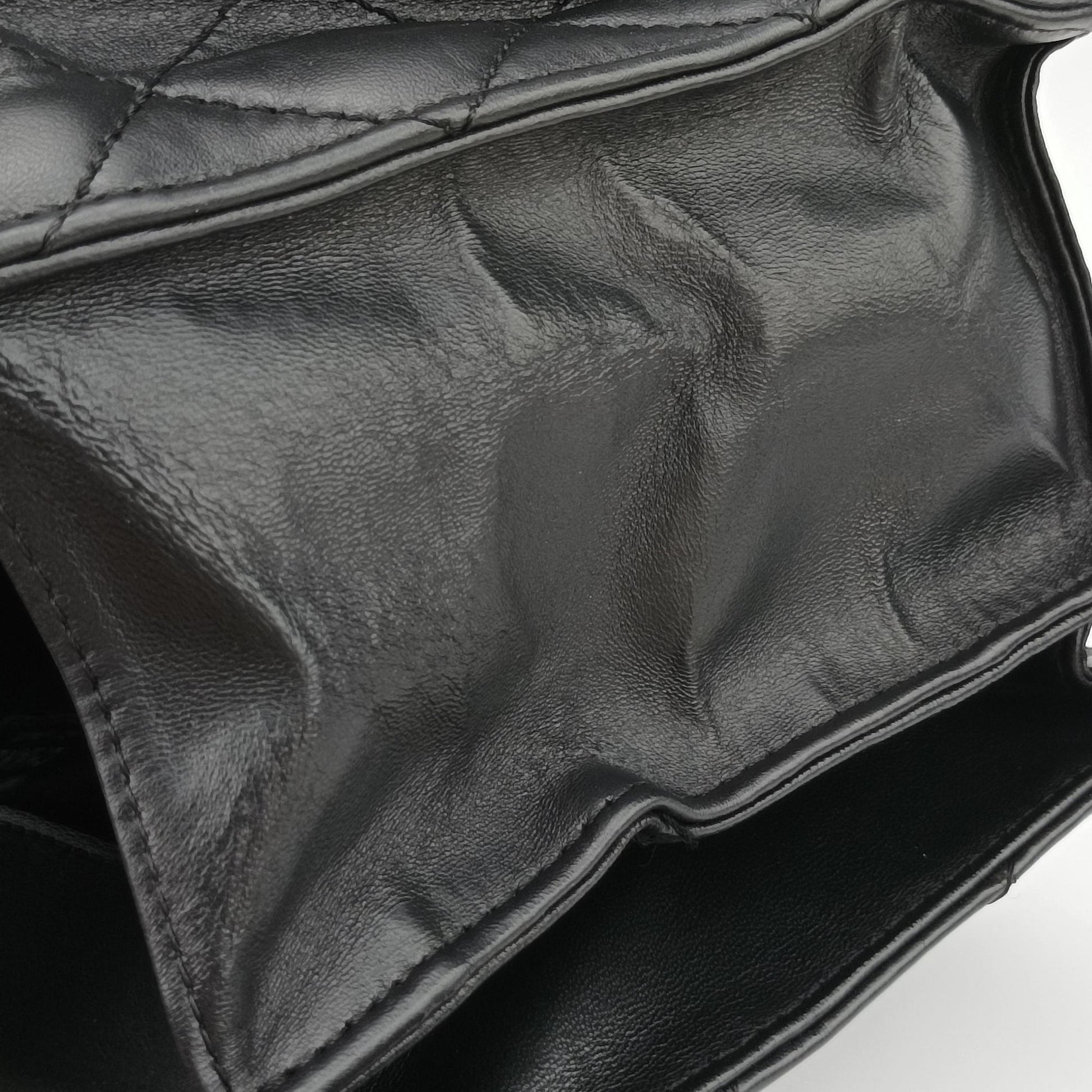 2.55 Matelasse Black lambskin A65613 167357912.55 マトラッセ ブラック ラムスキン A65613 16735791