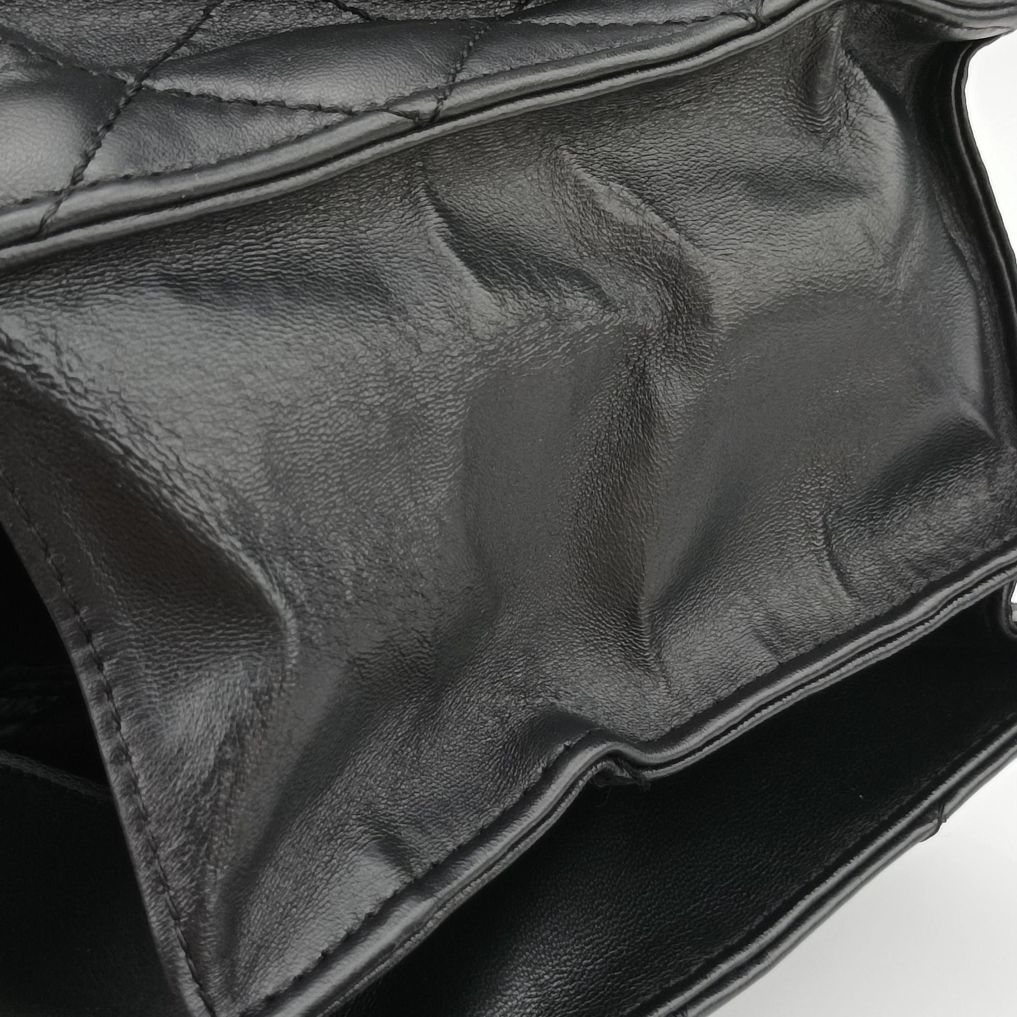 2.55 Matelasse Black lambskin A65613 167357912.55 マトラッセ ブラック ラムスキン A65613 16735791