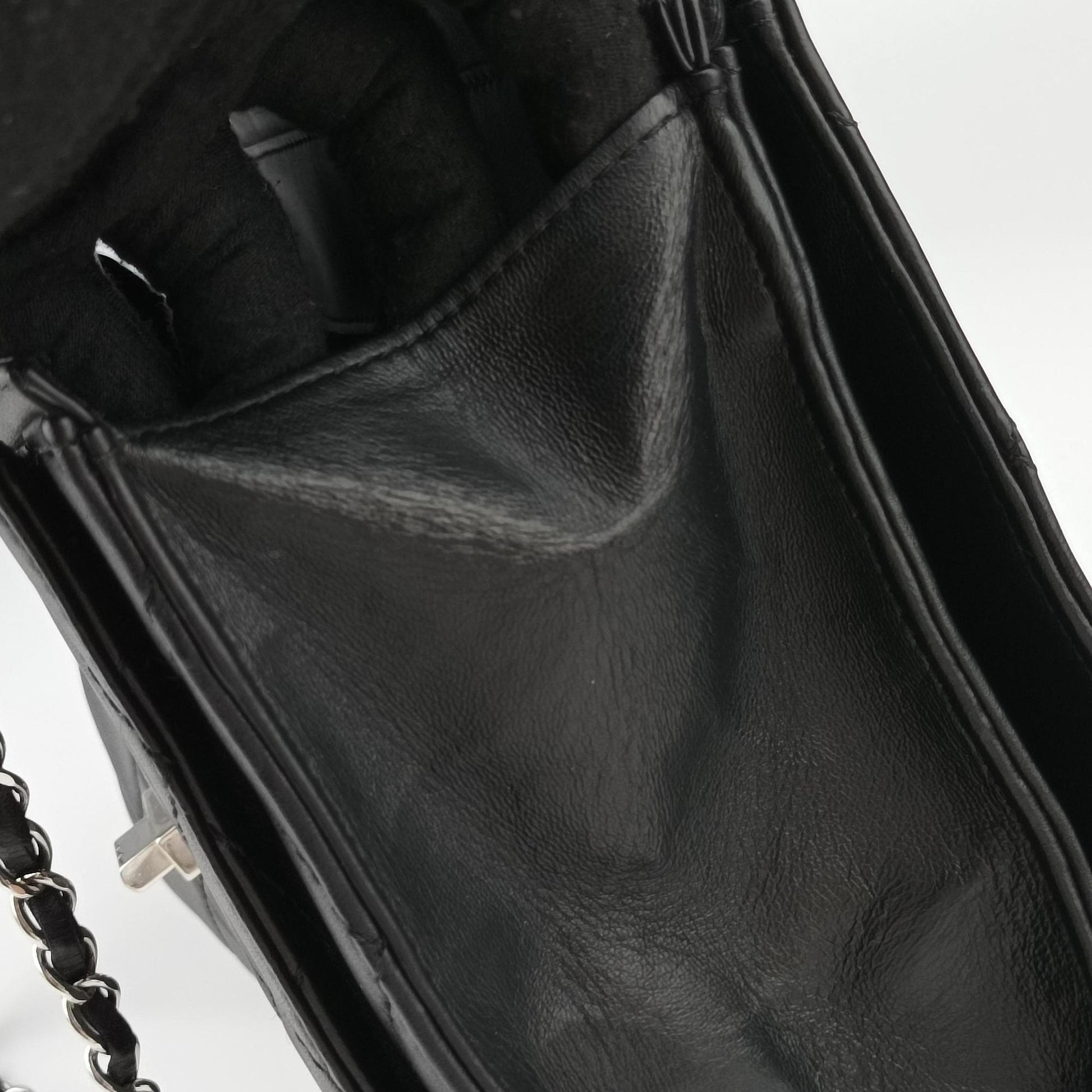 2.55 Matelasse Black lambskin A65613 167357912.55 マトラッセ ブラック ラムスキン A65613 16735791