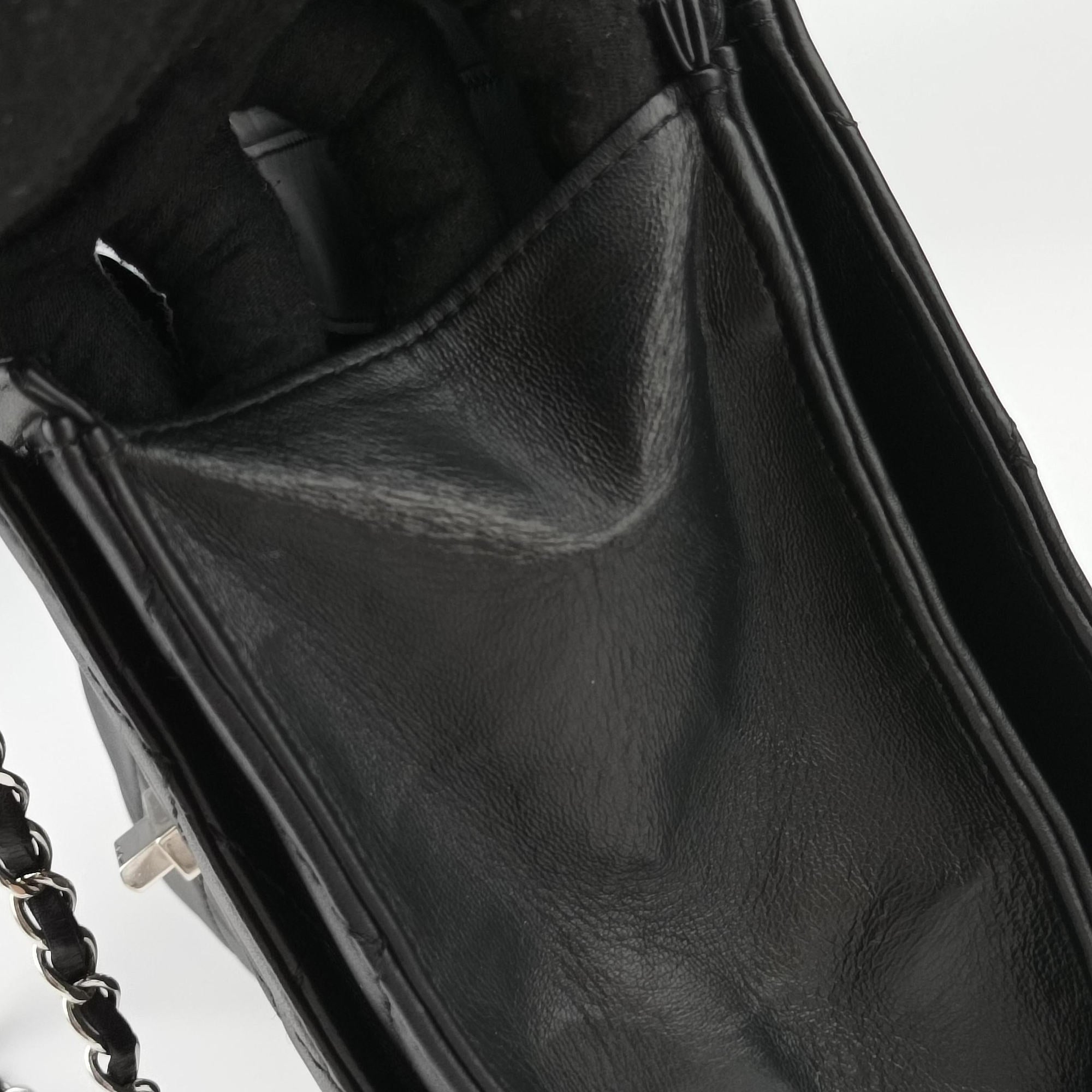 2.55 Matelasse Black lambskin A65613 167357912.55 マトラッセ ブラック ラムスキン A65613 16735791