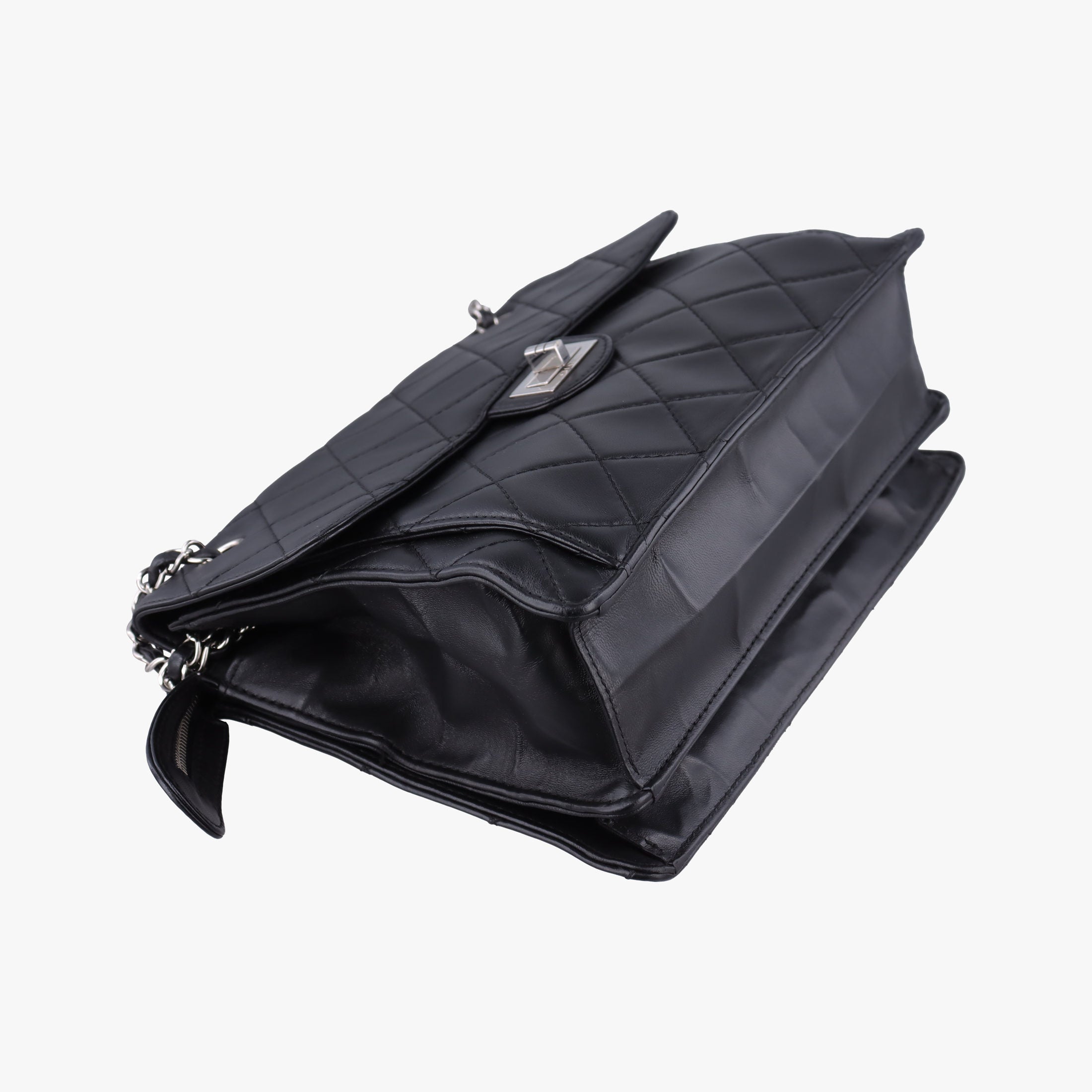 2.55 Matelasse Black lambskin A65613 167357912.55 マトラッセ ブラック ラムスキン A65613 16735791