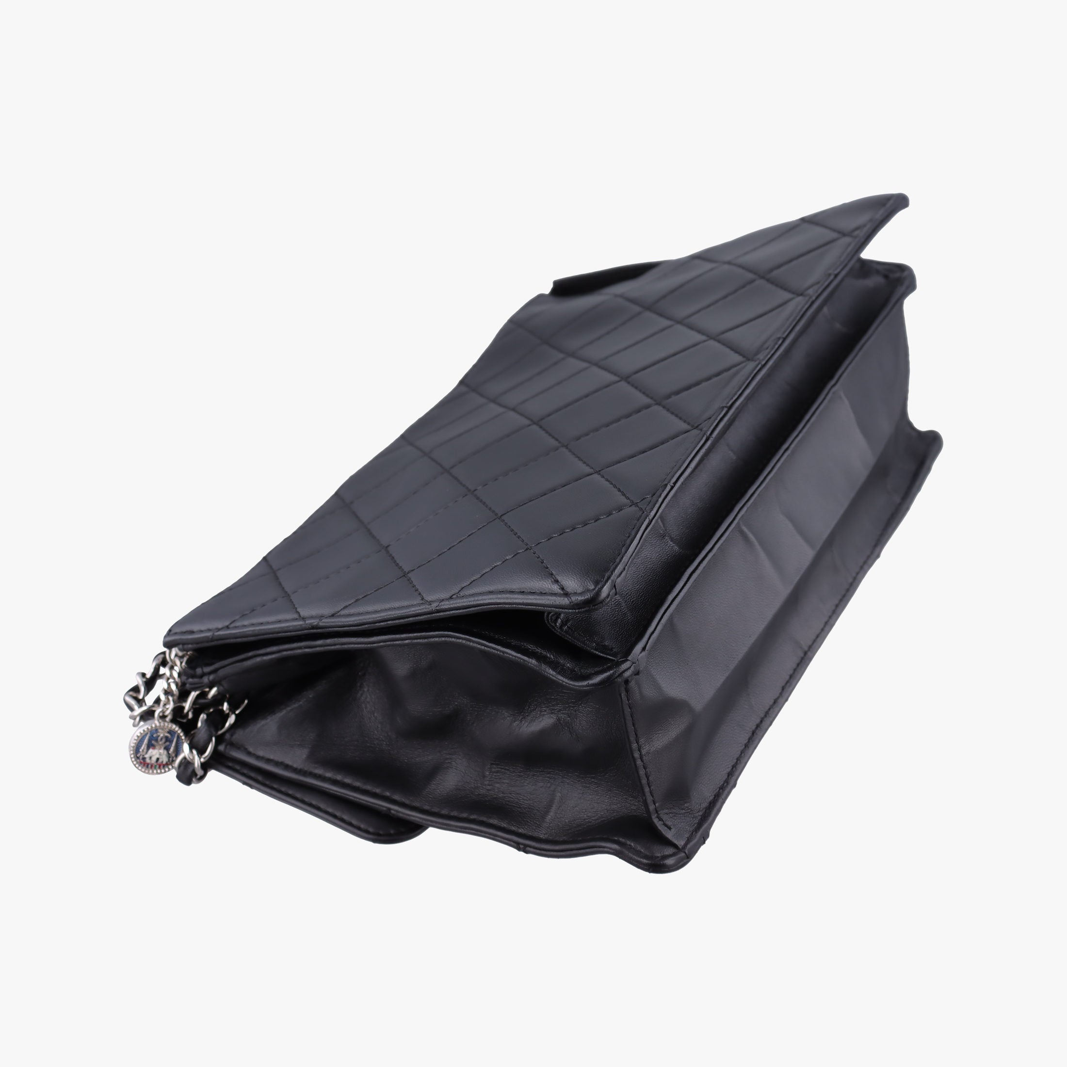 2.55 Matelasse Black lambskin A65613 167357912.55 マトラッセ ブラック ラムスキン A65613 16735791