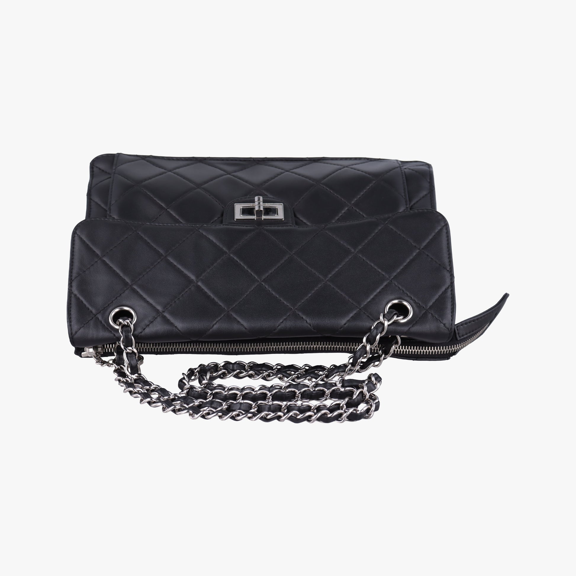 2.55 Matelasse Black lambskin A65613 167357912.55 マトラッセ ブラック ラムスキン A65613 16735791
