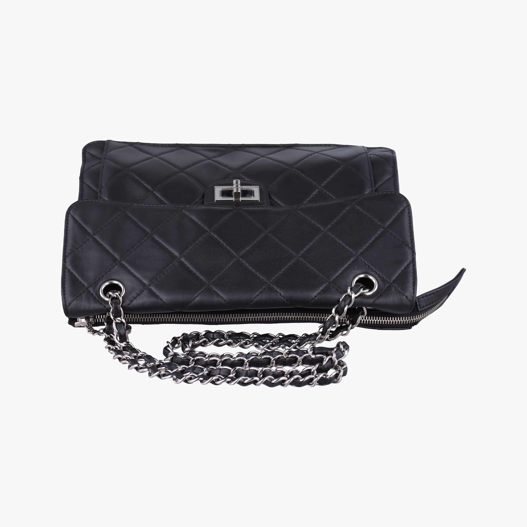 2.55 Matelasse Black lambskin A65613 167357912.55 マトラッセ ブラック ラムスキン A65613 16735791