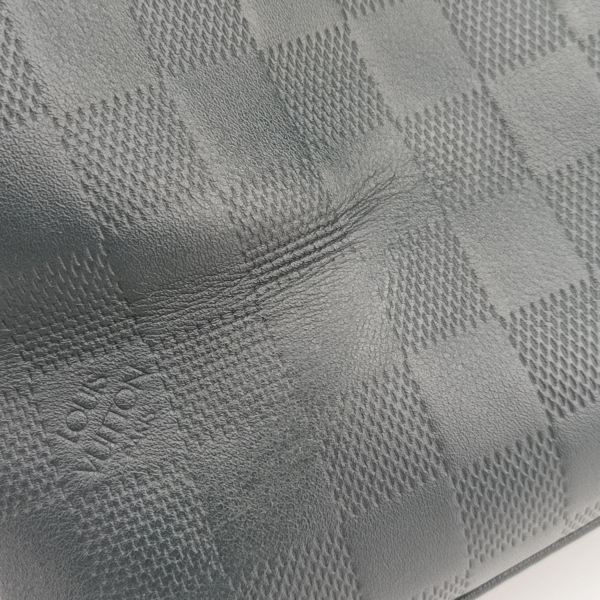 Porte Documents Jour navy Damier Infini N48224 CA3164ポルトドキュマン ジュール ネイビー ダミエ アンフィニ N48224 CA3164