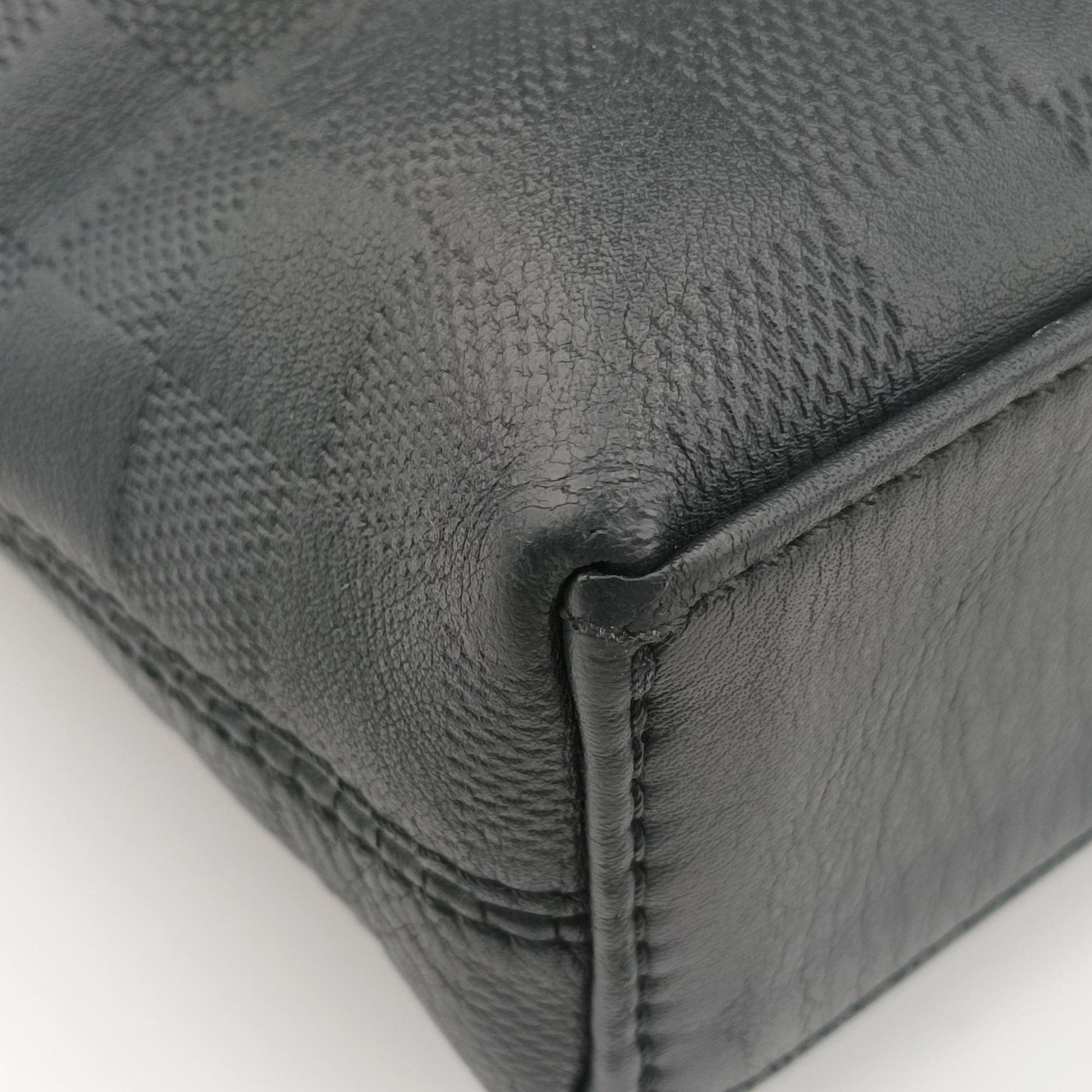 Porte Documents Jour navy Damier Infini N48224 CA3164ポルトドキュマン ジュール ネイビー ダミエ アンフィニ N48224 CA3164